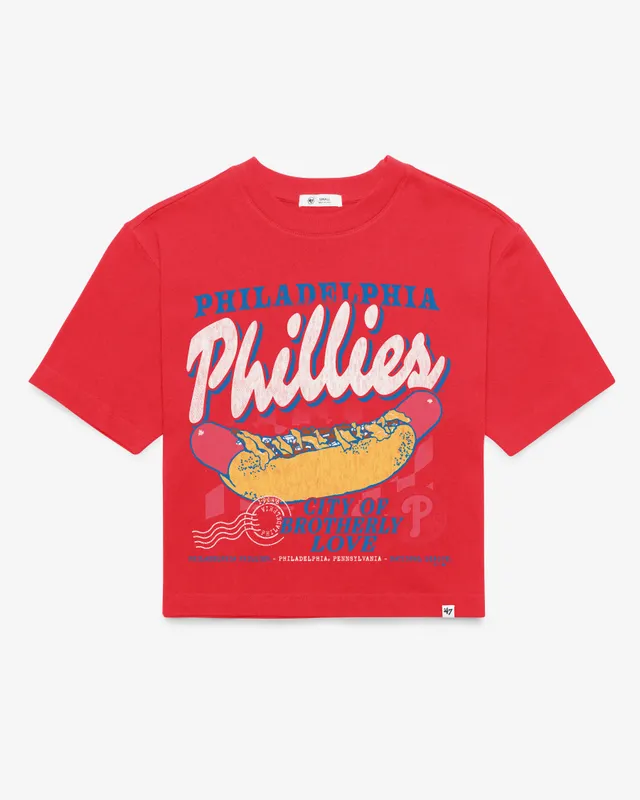 47-reed-city-philadelphia-phillies-t-shirt-rot-damen-crop image 1