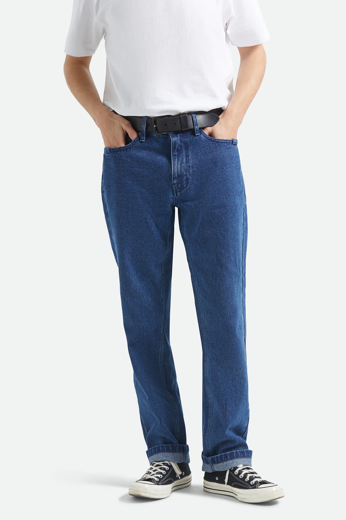 brixton-builders-5-pocket-hose-medium-wash-denim image 2