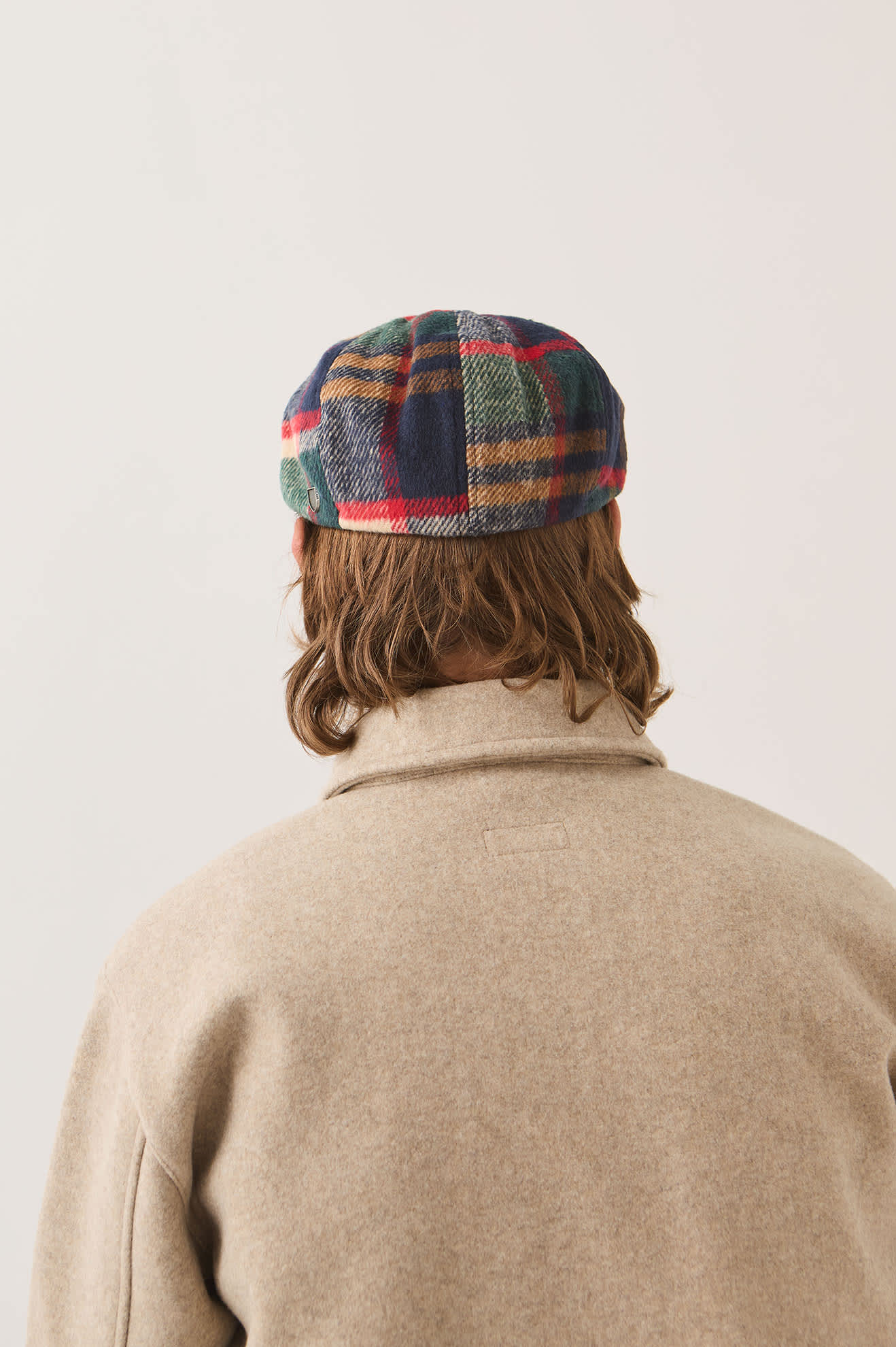brixton-brood-newsboy-cap-navy-green-red-creme-karo image 4