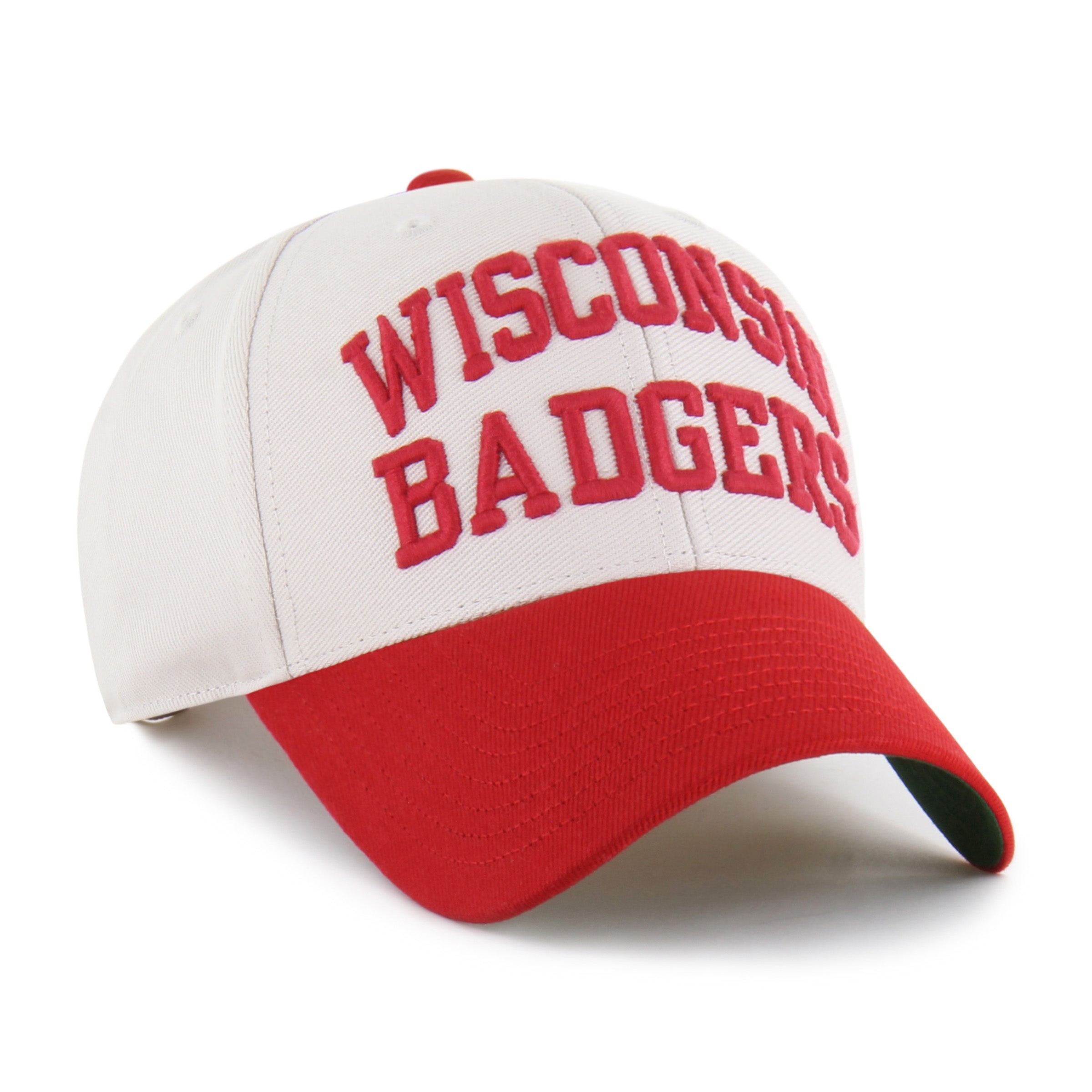 47-brand-47-mvp-wisconsin-badgers-broke-line-loop-cap-bone image 4
