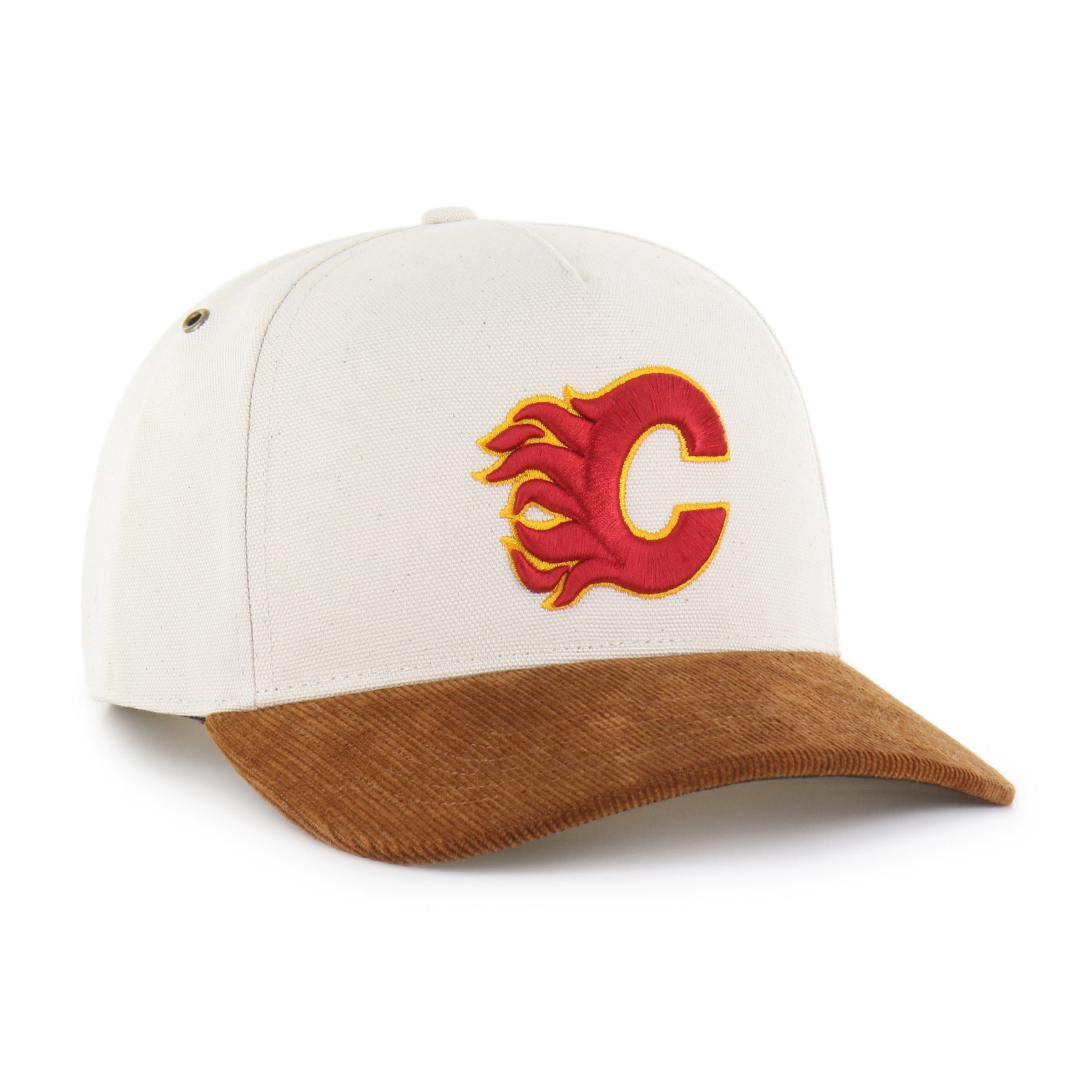 47-hitch-calgary-flames-cap-snapback-natural-osf image 4