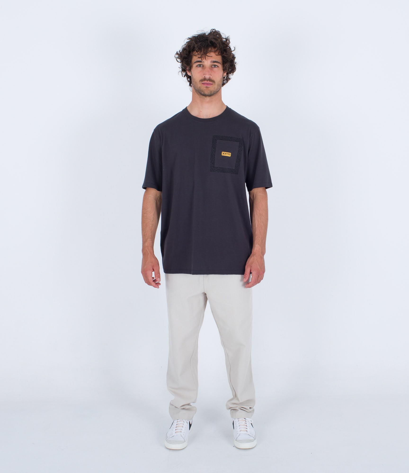 hurley-toledo-pocket-t-shirt-schwarz-m-herren-baumwolle image 6