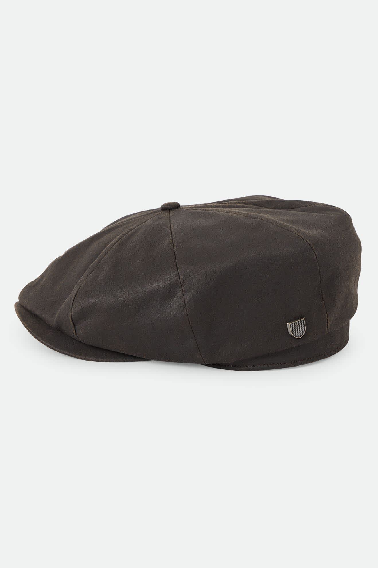 brixton-brood-baggy-flannel-snap-cap-braun-kunstleder image 6