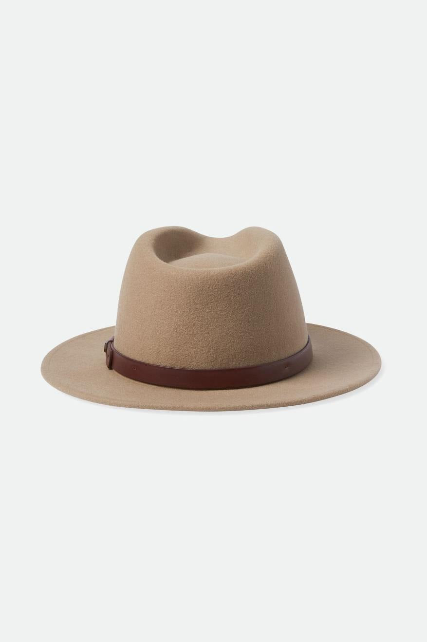 brixton-messer-fedora-hut-sand-wollfilz-beige image 2