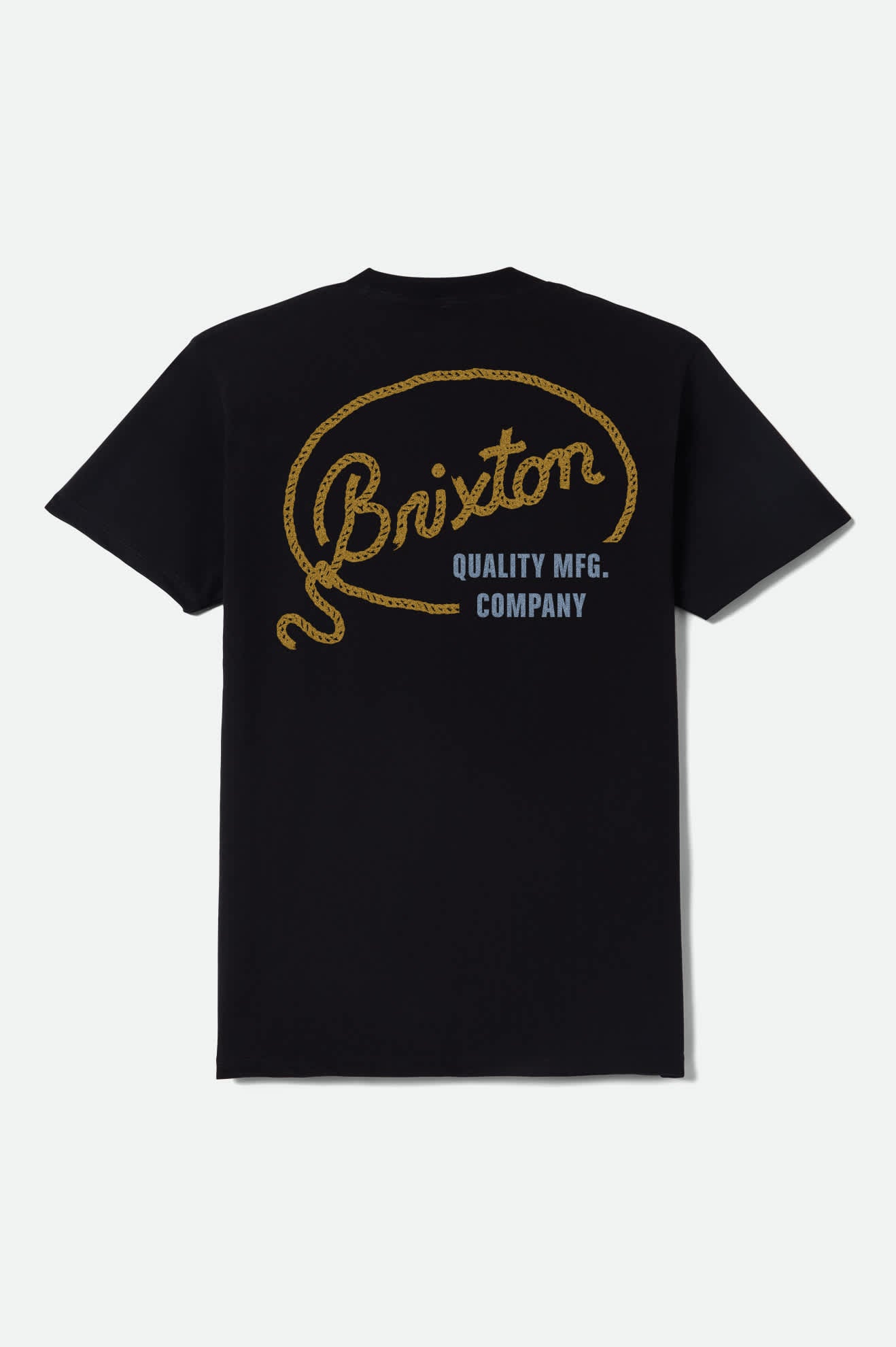brixton-gallatin-t-shirt-black-western-print-baumwolle image 1