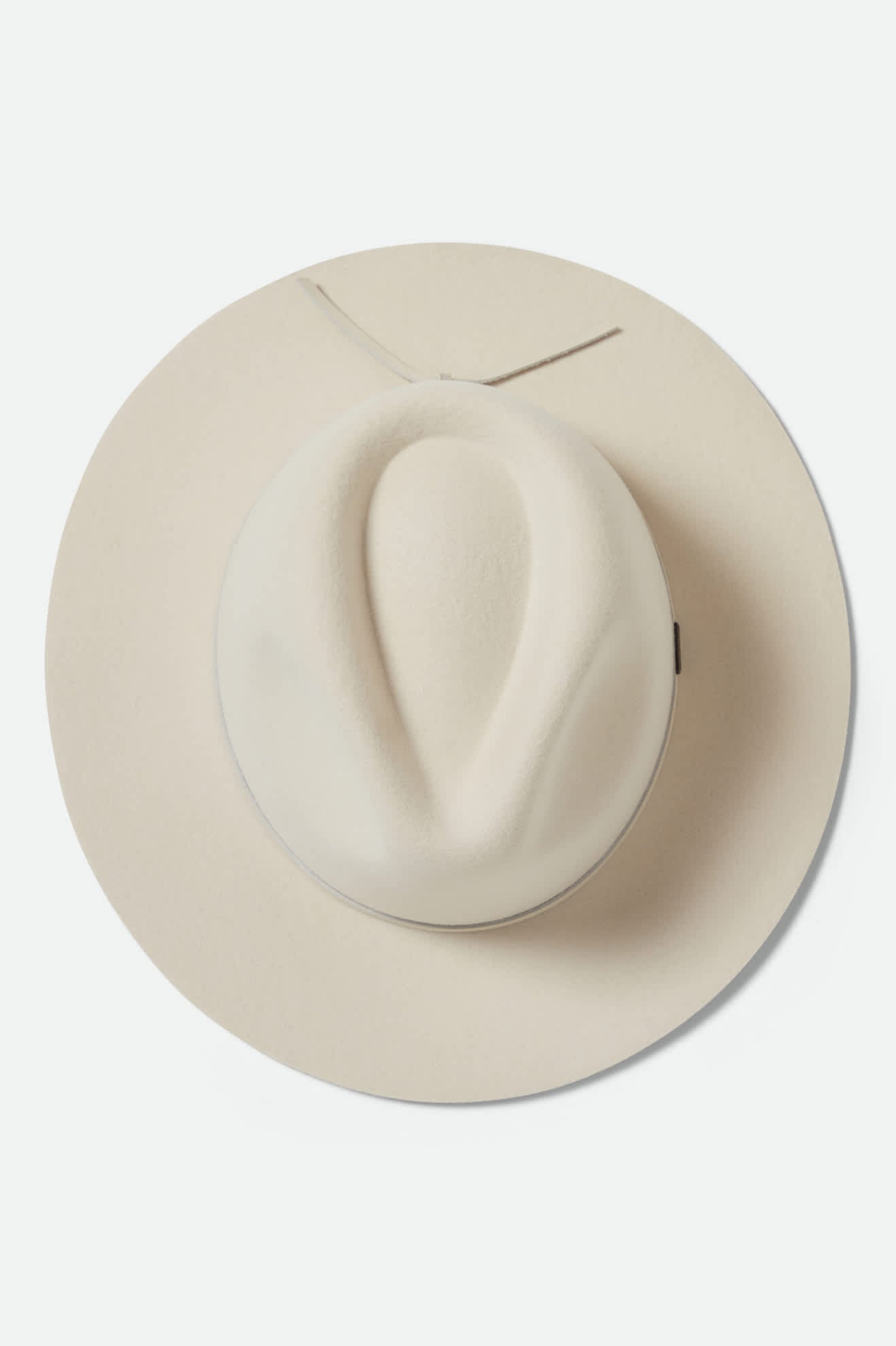 brixton-wesley-fedora-hut-off-white-wollfilz image 2