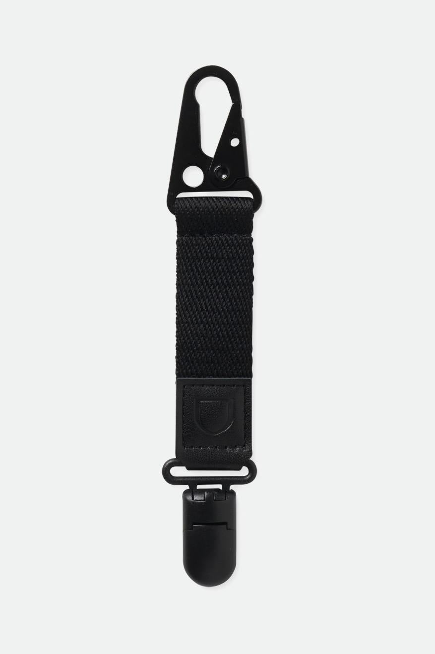 brixton-proper-hat-clip-hutclip-schwarz-mit-karabiner image 1