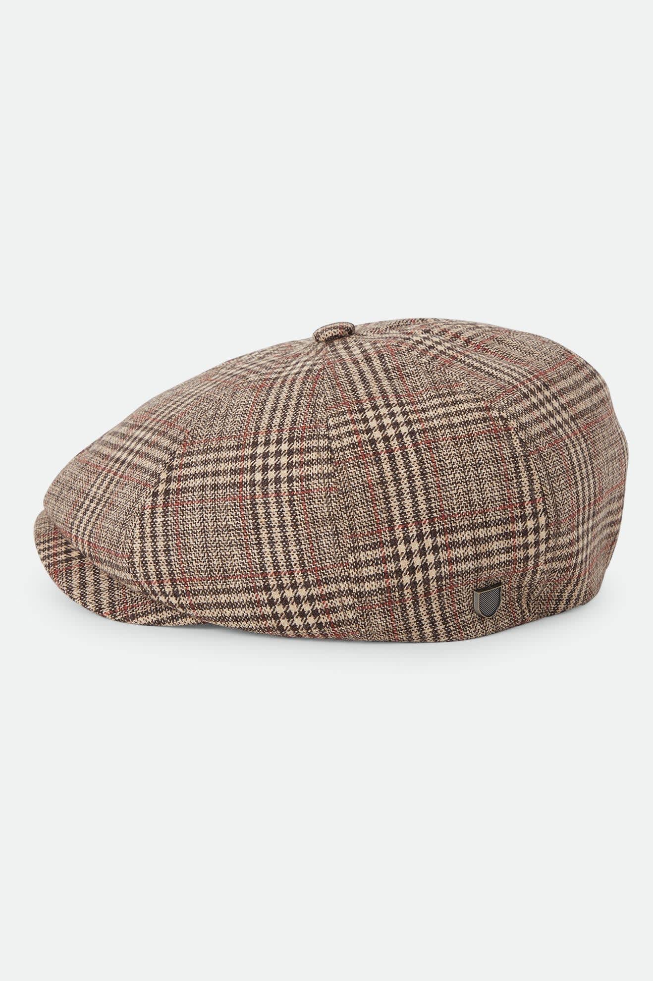 brixton-brood-newsboy-schieberm-tze-brown-tan-red-plaid image 6