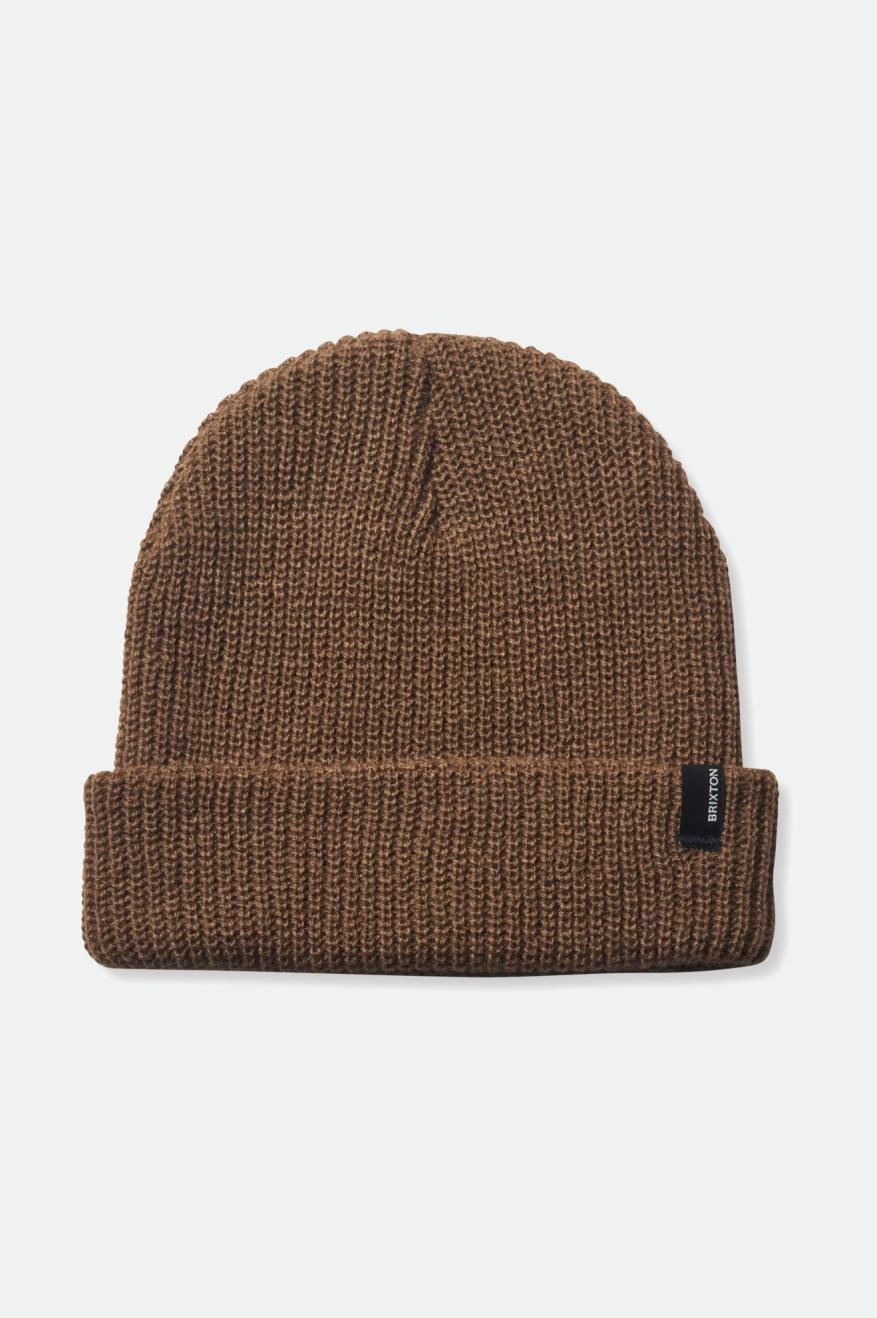 brixton-heist-beanie-m-tze-coyote-brown-fisherman-acryl image 1
