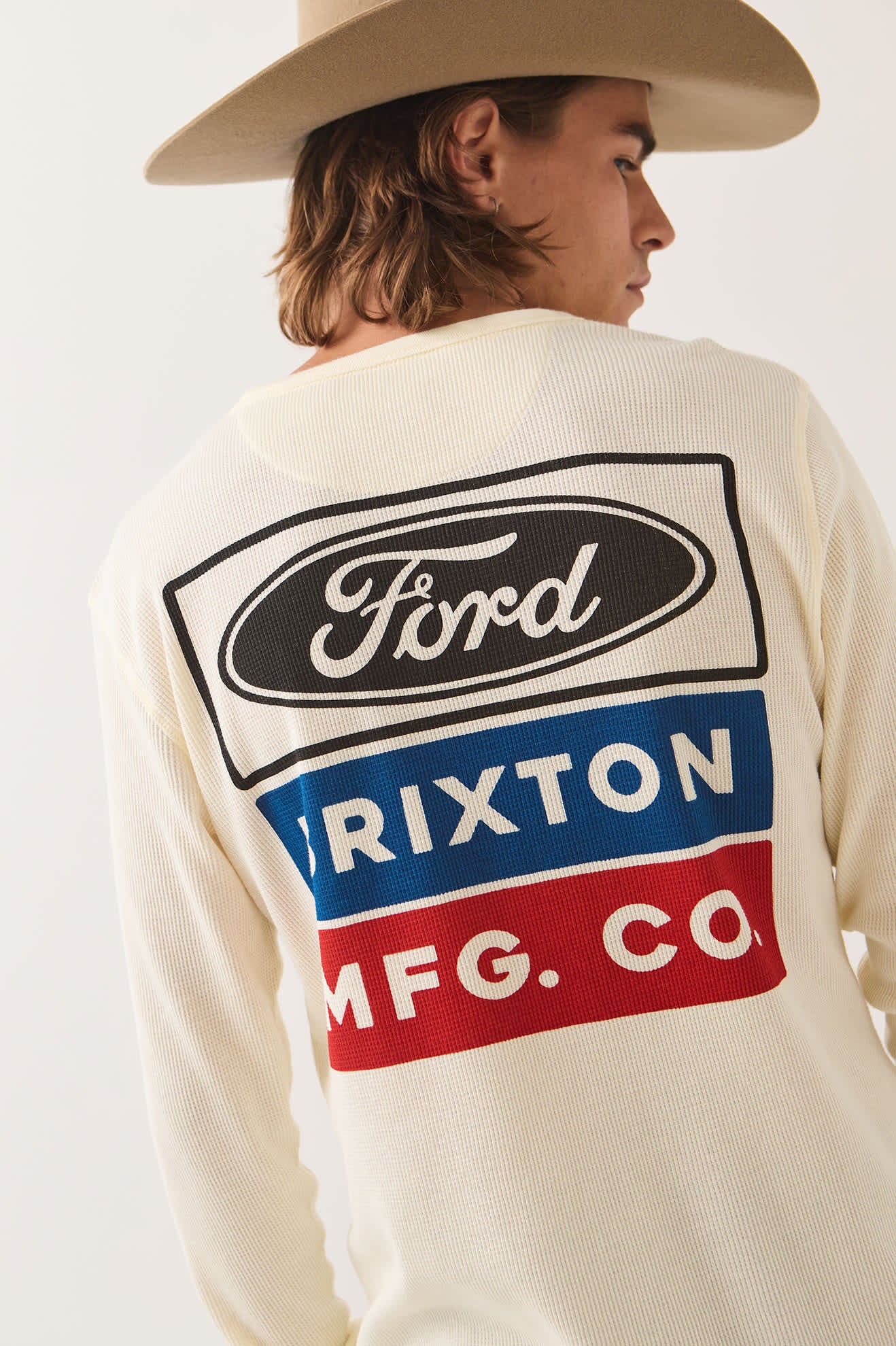 brixton-ford-service-waffle-shirt-wimbledon-white-herren image 5