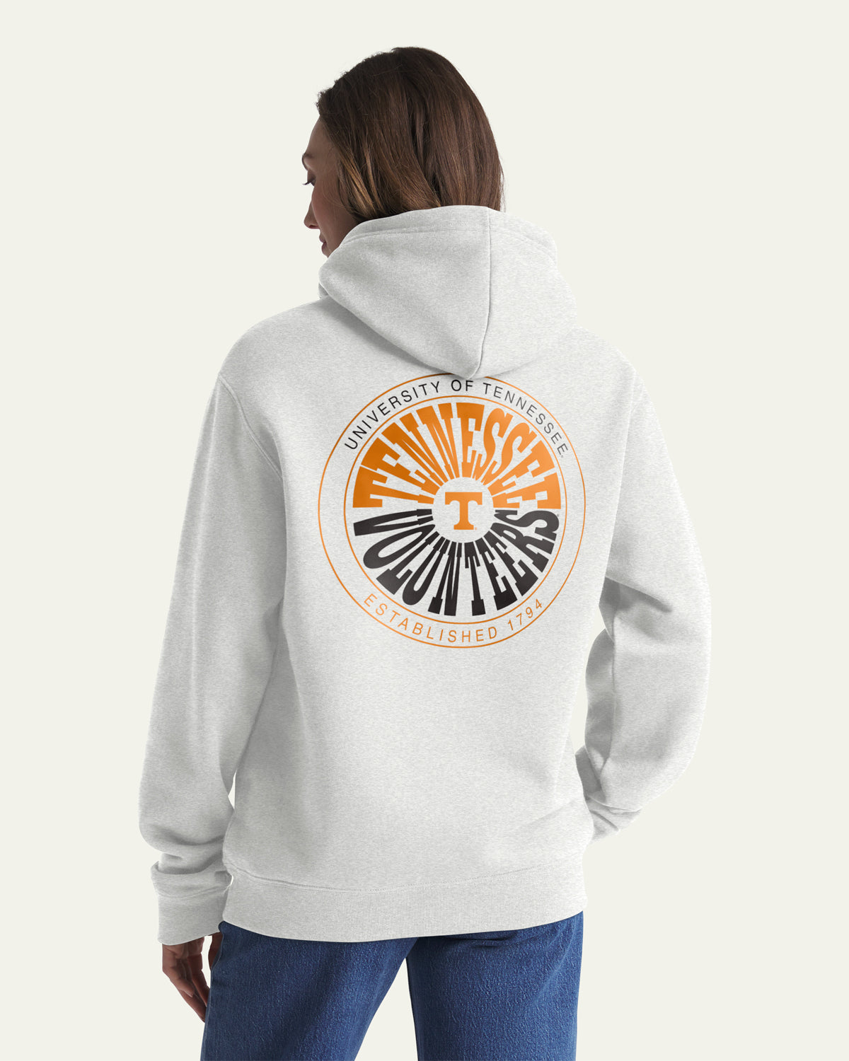 47-brand-tennessee-volunteers-warpstyle-everyday-hoodie-relay-grey image 3