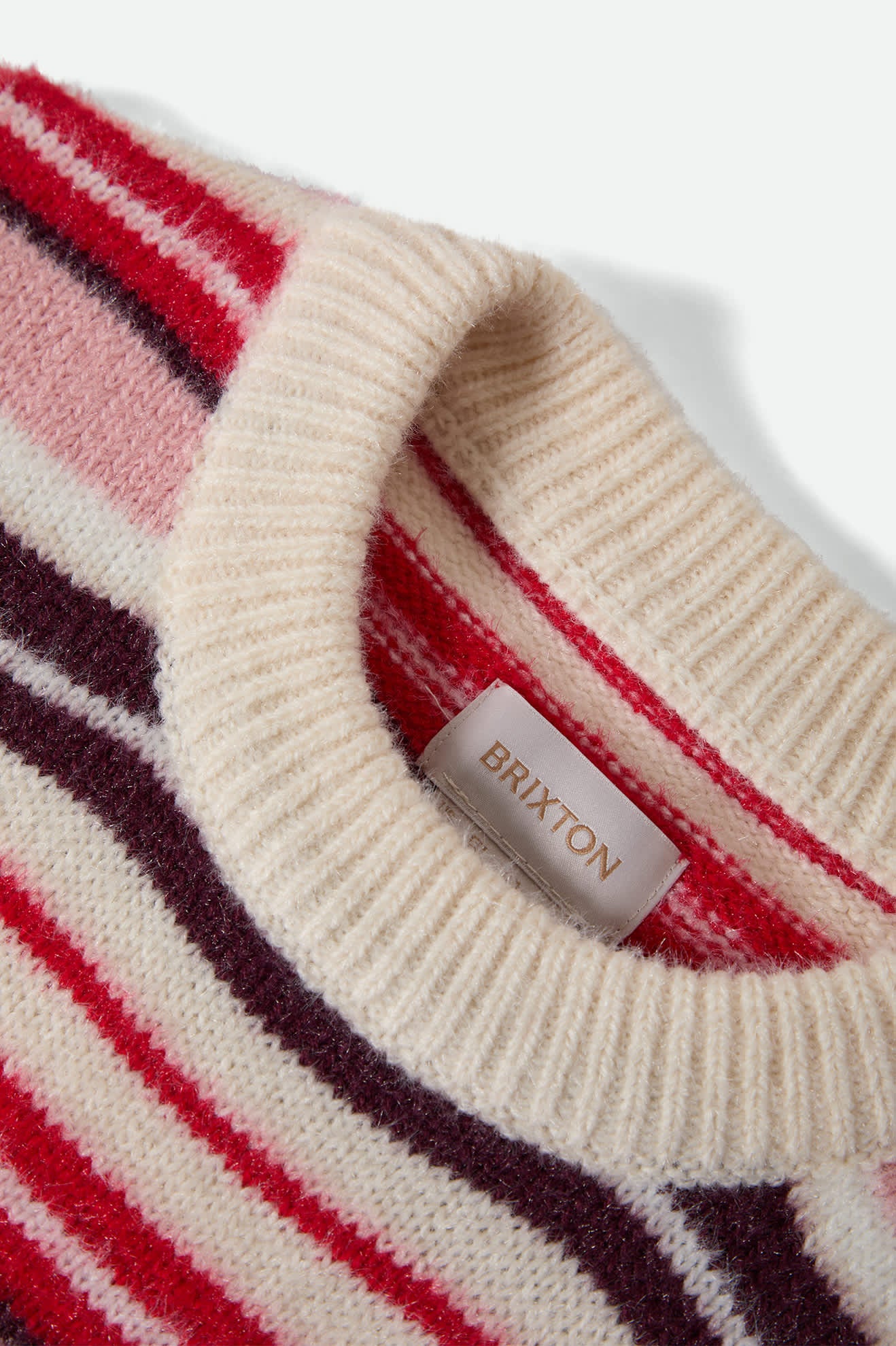 brixton-cozy-crew-sweater-multi-stripe-strickpullover image 5