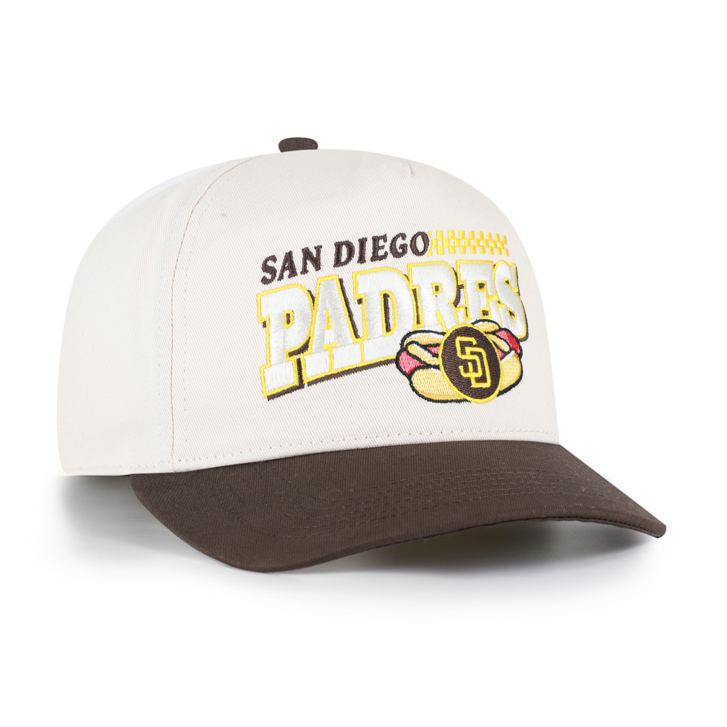 47-brand-san-diego-padres-on-the-grill-hitch-cap-natural image 3