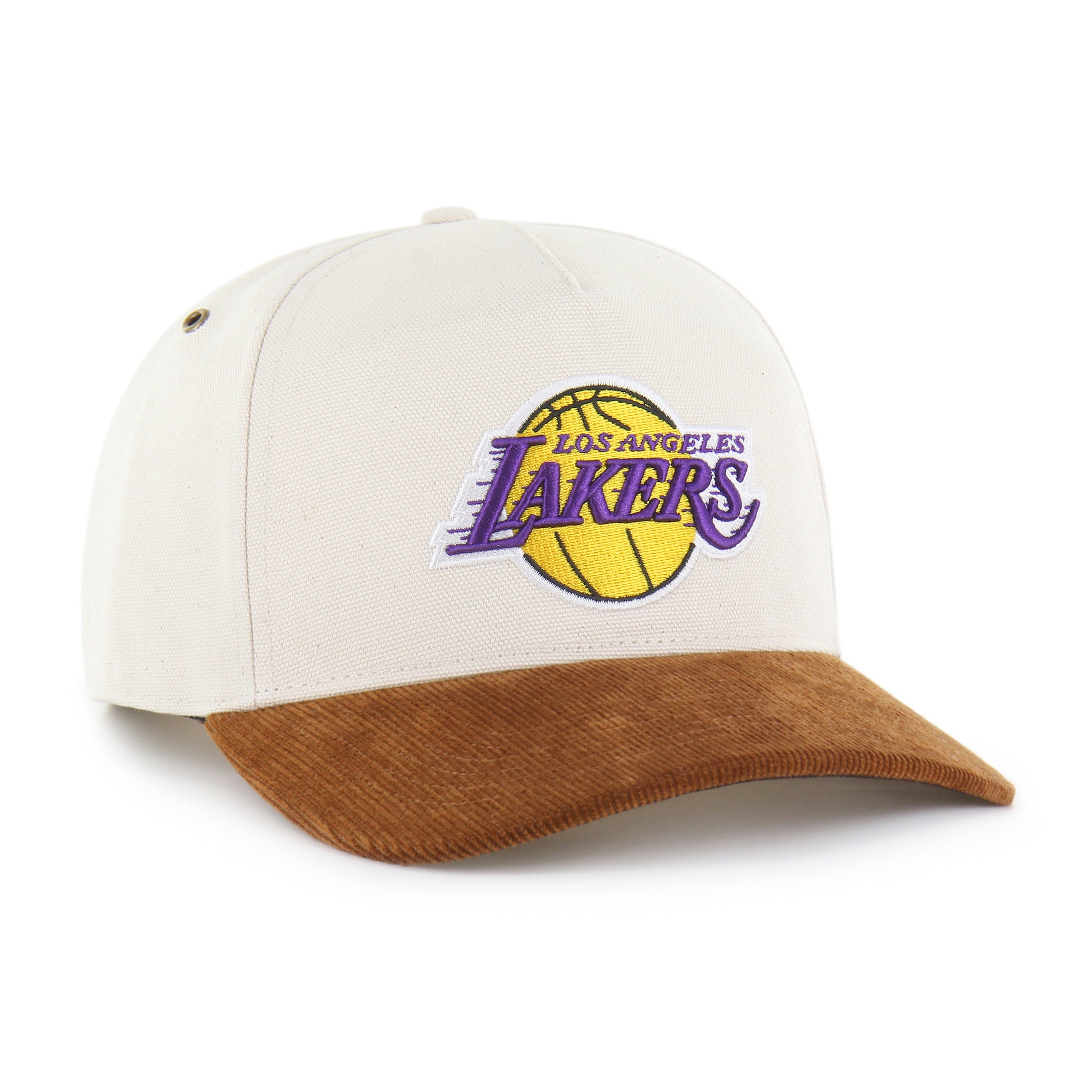 47-hitch-los-angeles-lakers-cap-snapback-natural-osf image 4