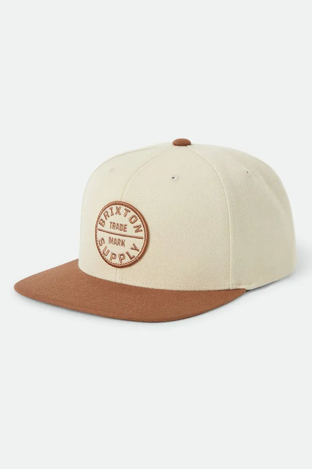 brixton-oath-iii-snapback-cap-khaki-patch image 1