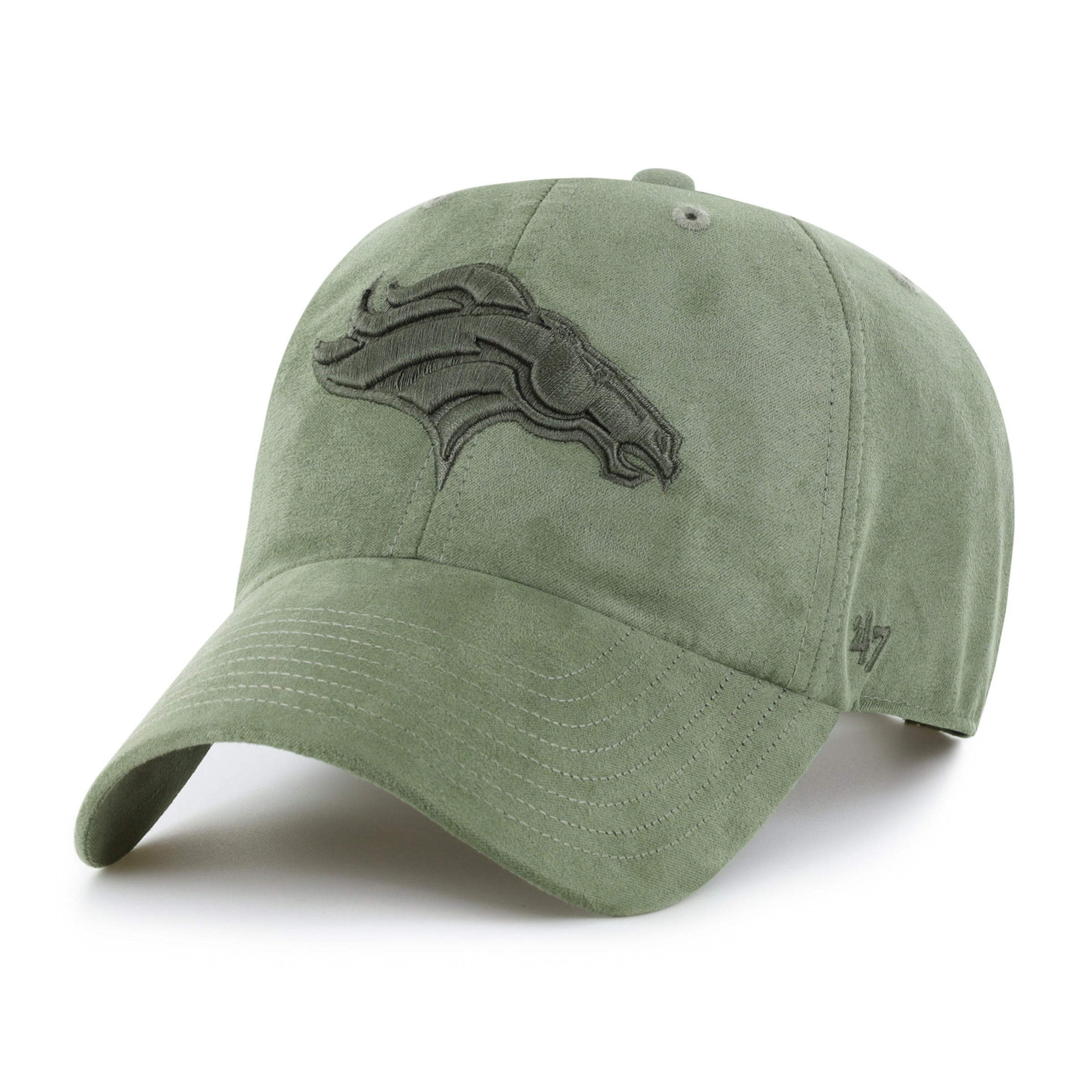 47-clean-up-denver-broncos-cap-moss-suede image 1