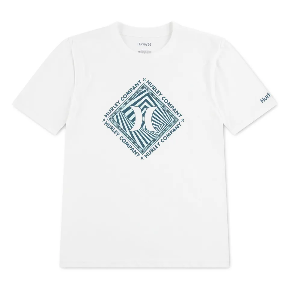 hurley-89057-grafik-t-shirt-jungen-gr-8-10-jahre-kurzarm image 1