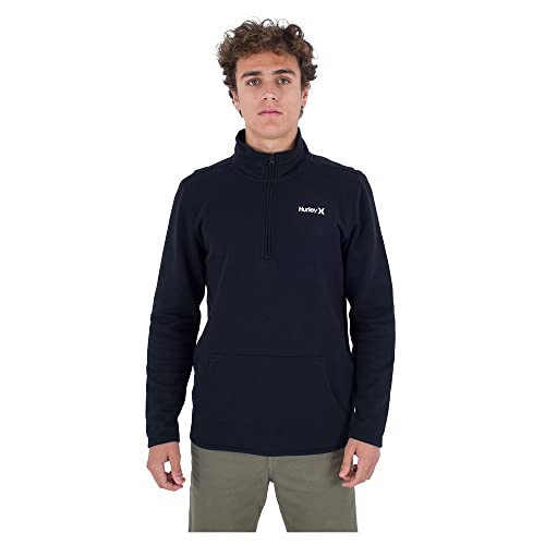 hurley-o-o-track-fleece-sweatshirt-schwarz-gr-m image 6