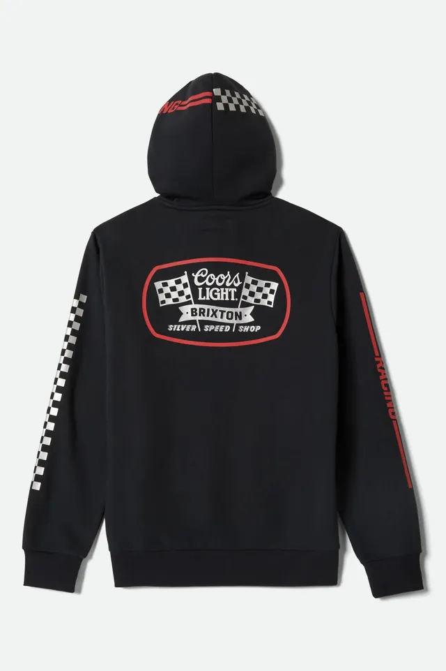brixton-coors-light-pit-stop-hoodie-black-baumwolle image 1