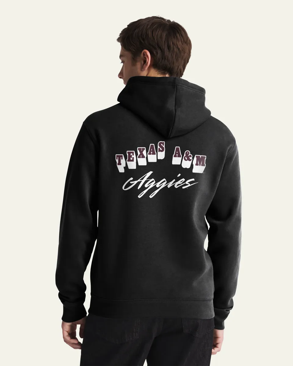 47-brand-headline-texas-a-m-game-mark-hoodie-schwarz-fleece image 1