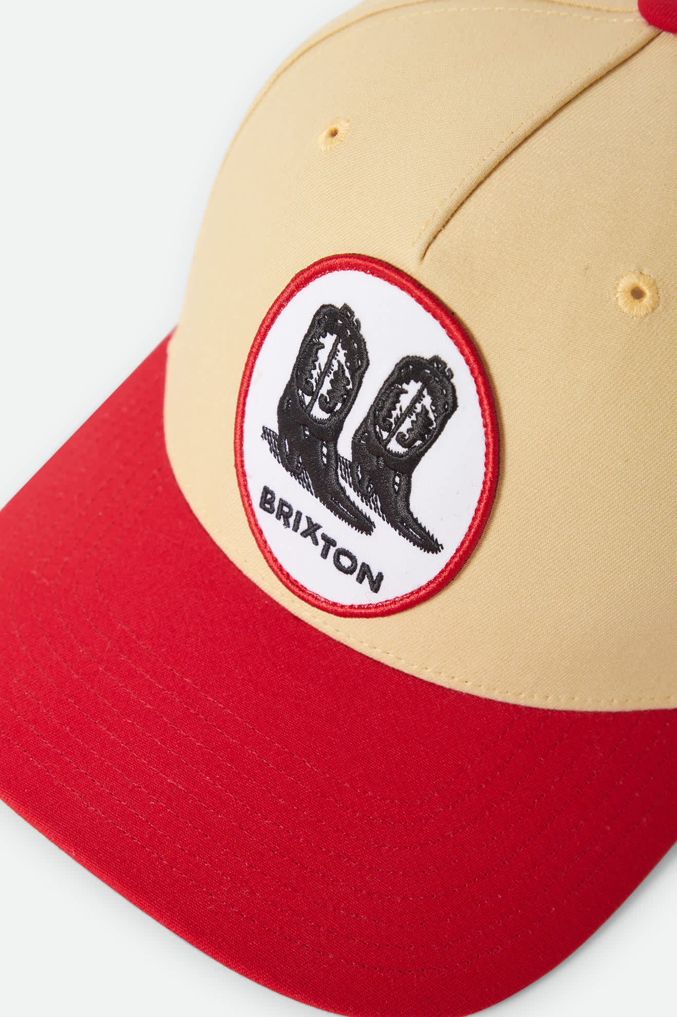 brixton-two-boots-snapback-cap-gelb-rot-netplus image 3