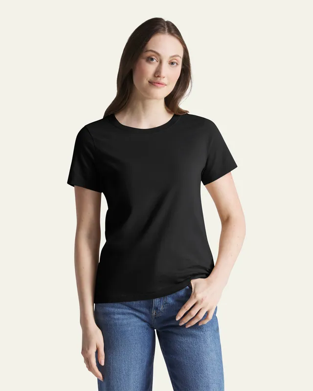 47-foundation-everyday-damen-t-shirt-schwarz-baumwolle image 1