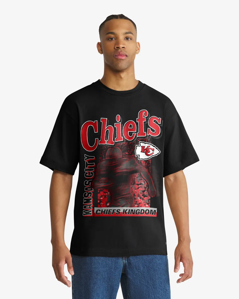 47-brand-foundation-tee-kansas-city-chiefs-speed-burst-t-shirt-schwarz-baumwolle image 1