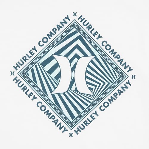 hurley-89057-grafik-t-shirt-jungen-gr-8-10-jahre-kurzarm image 7