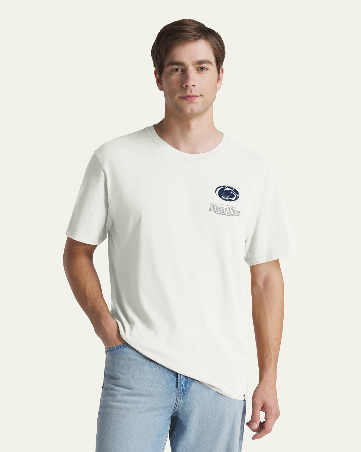 47-foundation-tee-penn-state-oval-sport-t-shirt-herren-sandstone image 2