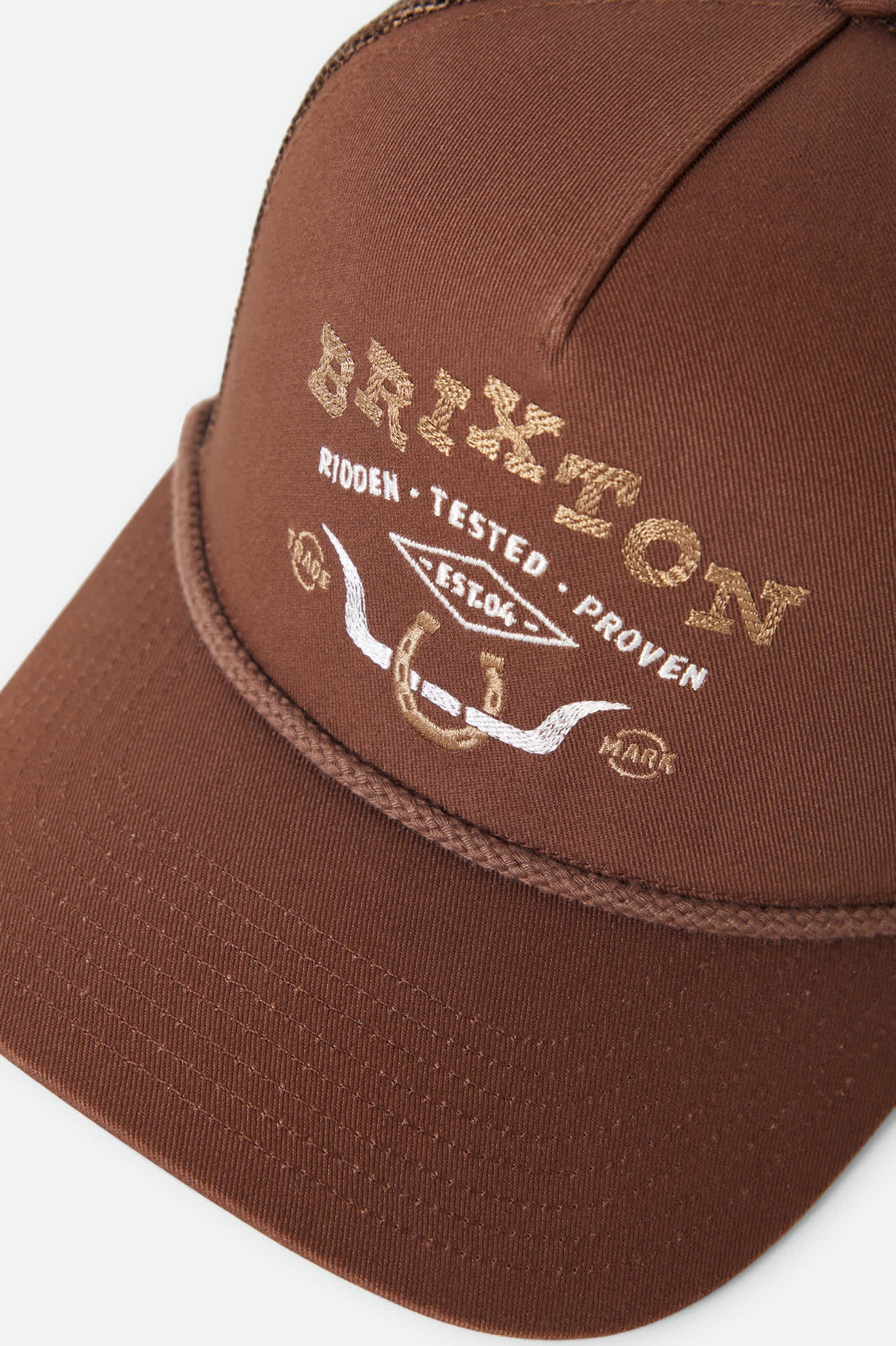 brixton-beekman-netplus-12106-trucker-cap-braun-braun-mesh image 3