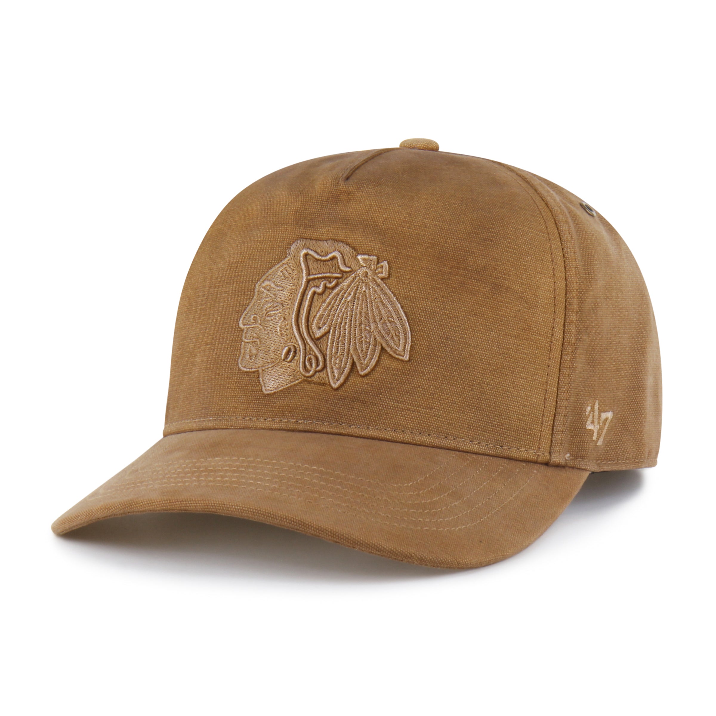 47-brand-chicago-blackhawks-carhartt-dyed-hitch-rf-cap-braun image 4