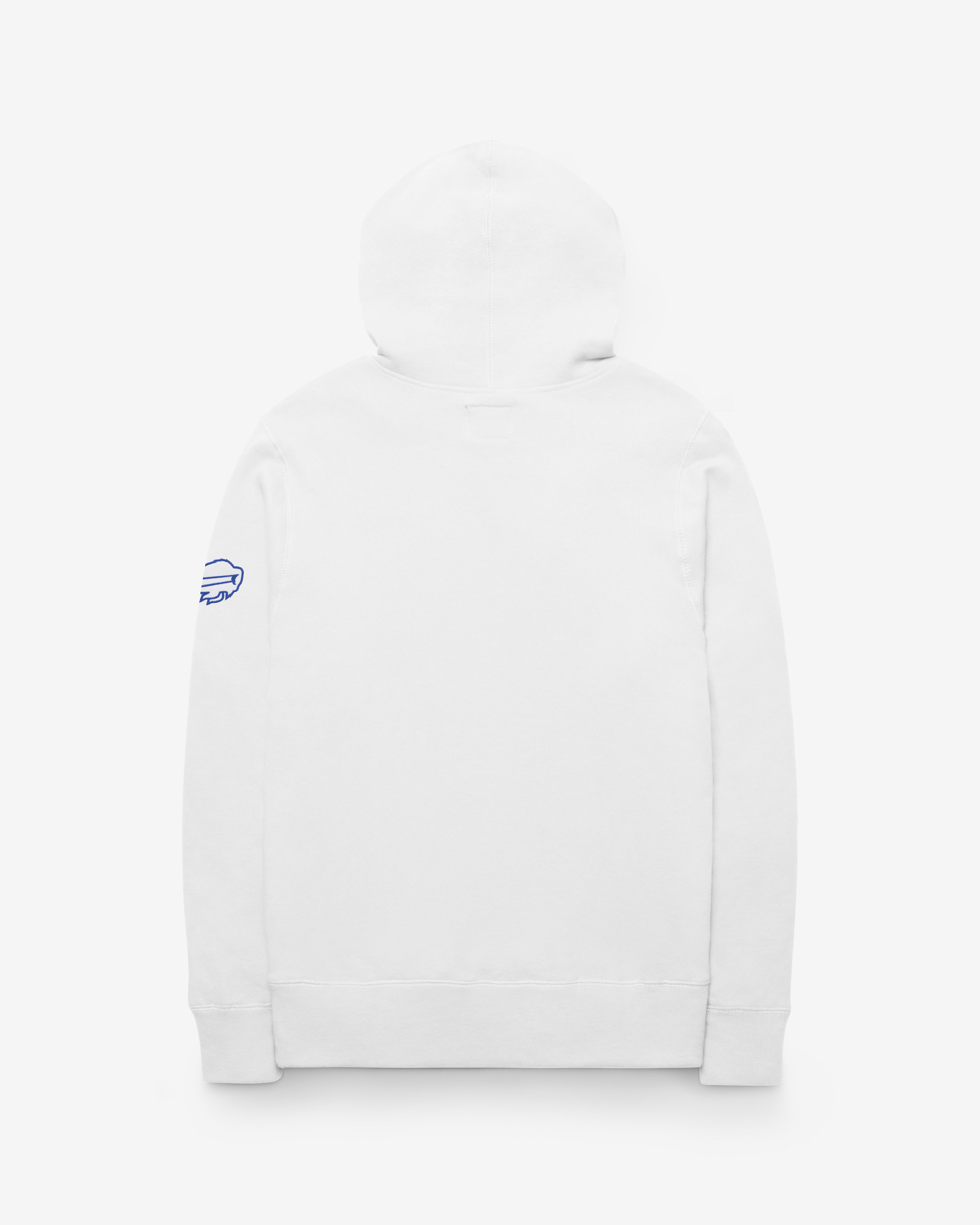 47-brand-headline-crew-buffalo-bills-gamebreak-hoodie-white-wash image 2