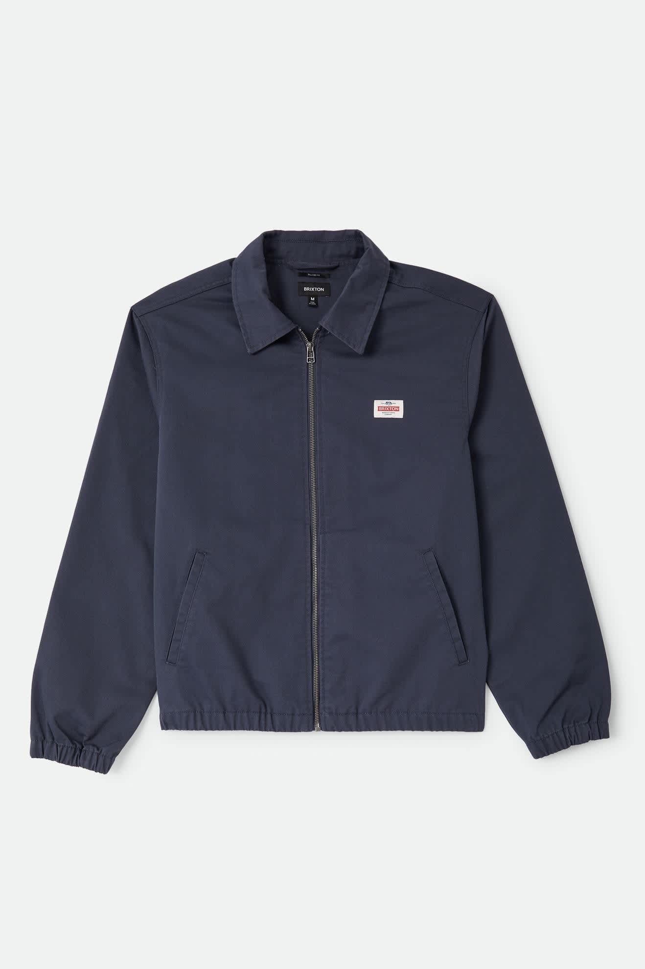 brixton-trademark-garage-jacke-washed-navy-herren-leicht image 1