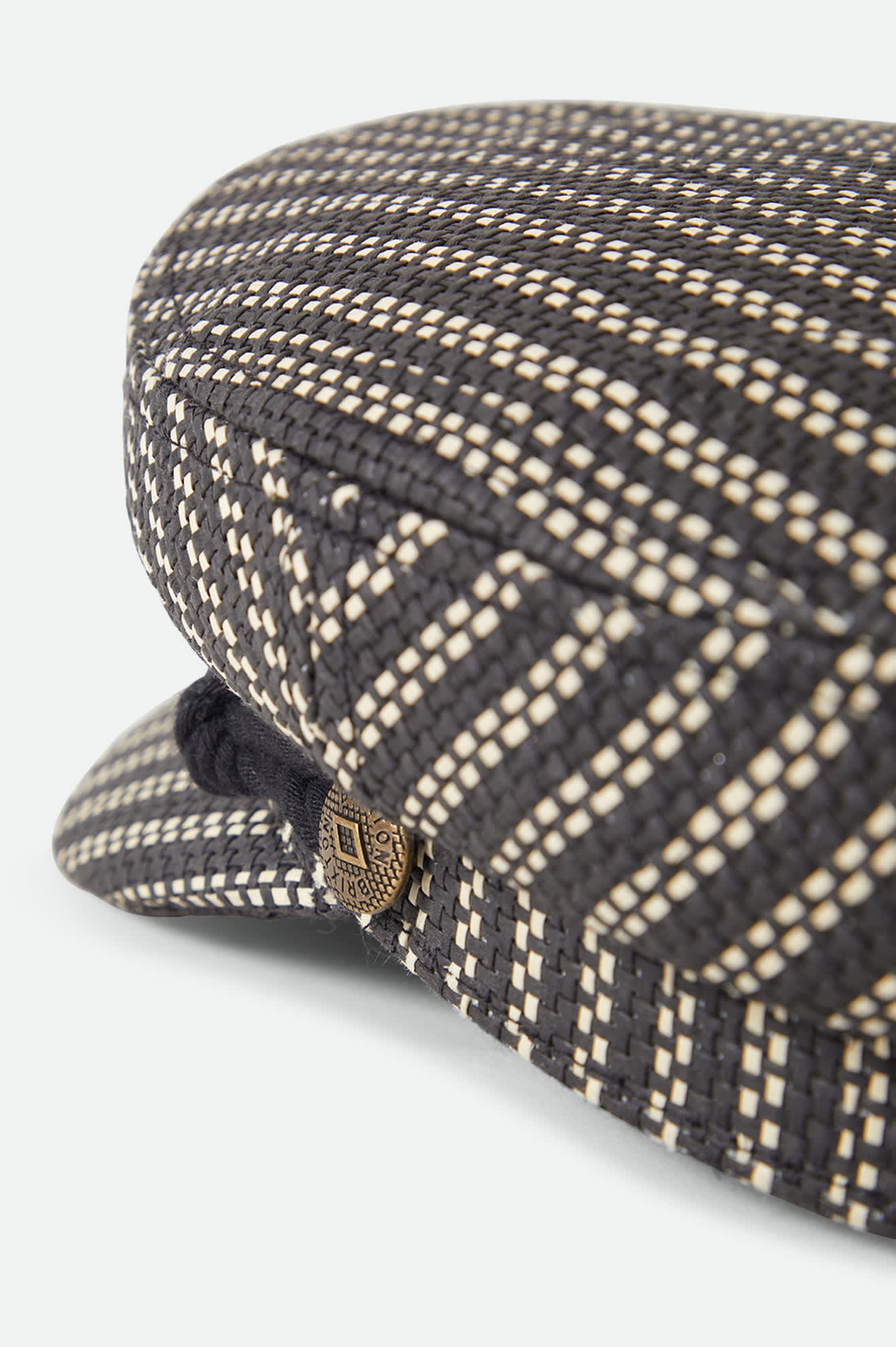 brixton-fiddler-fisherman-cap-stroh-schwarz image 8