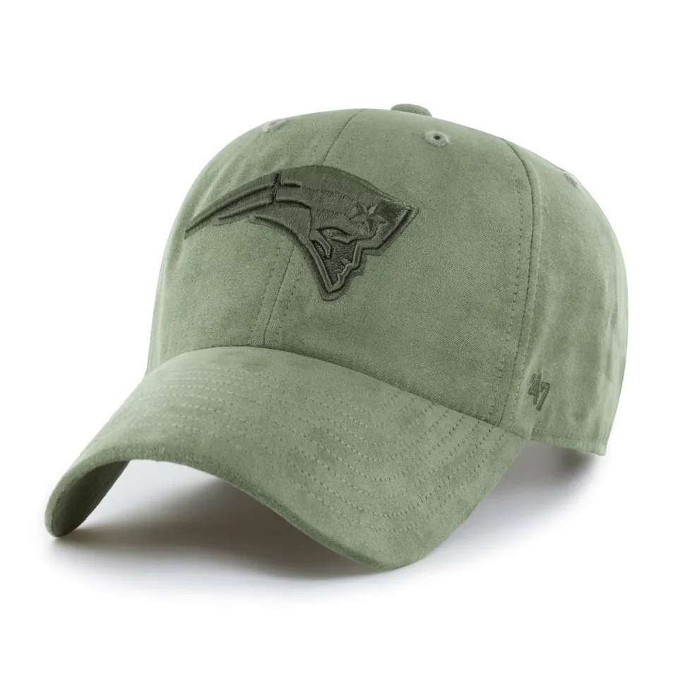 47-clean-up-new-england-patriots-ballpark-suede-cap-moss image 1