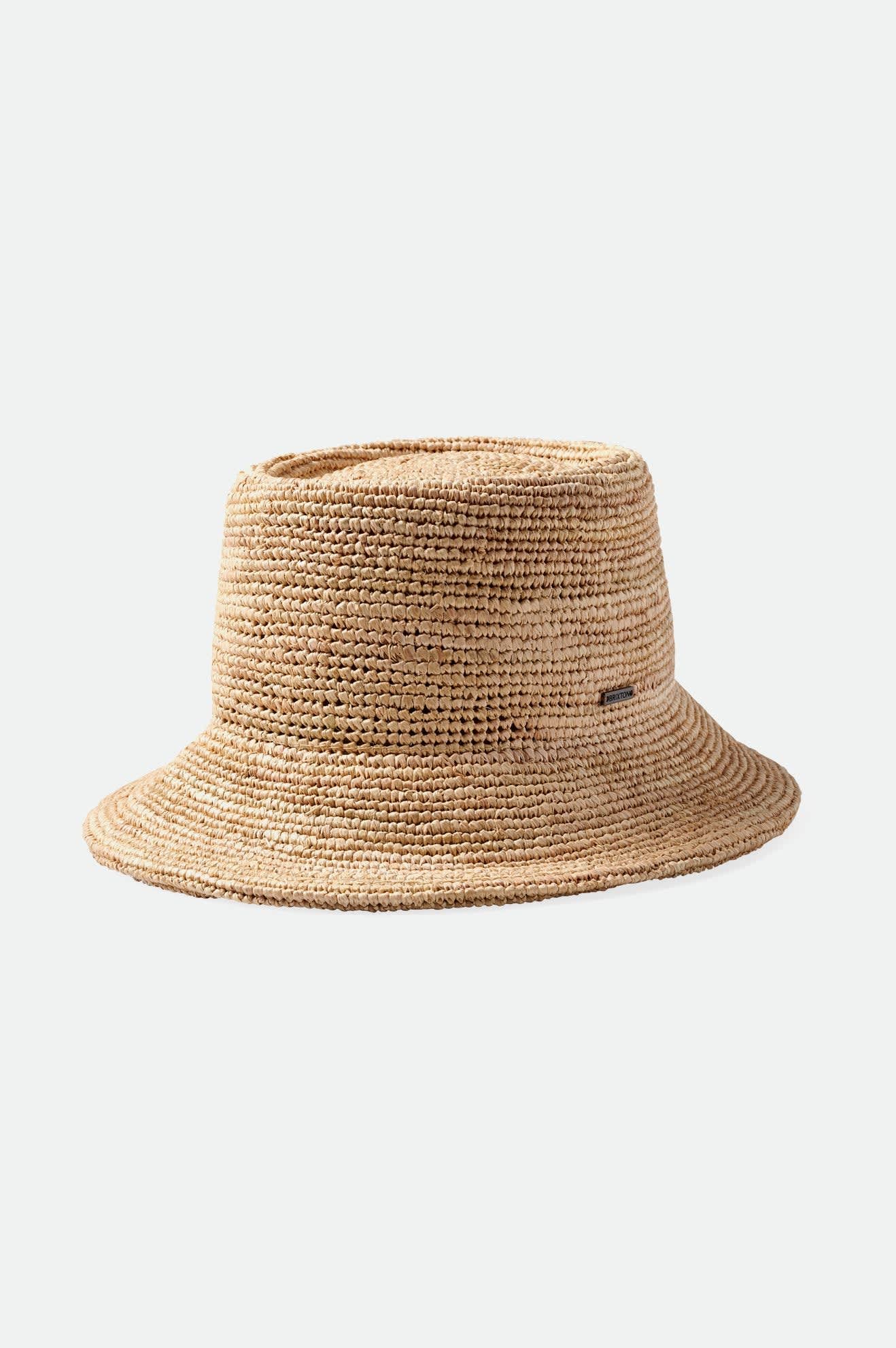brixton-ellee-straw-bucket-hat-tan-raffia-stroh image 1
