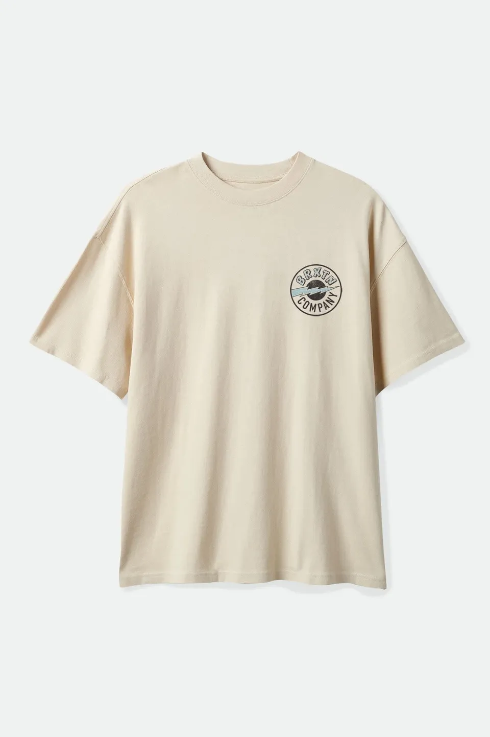 brixton-upson-boxed-crop-t-shirt-cream-boxy-baumwolle image 1