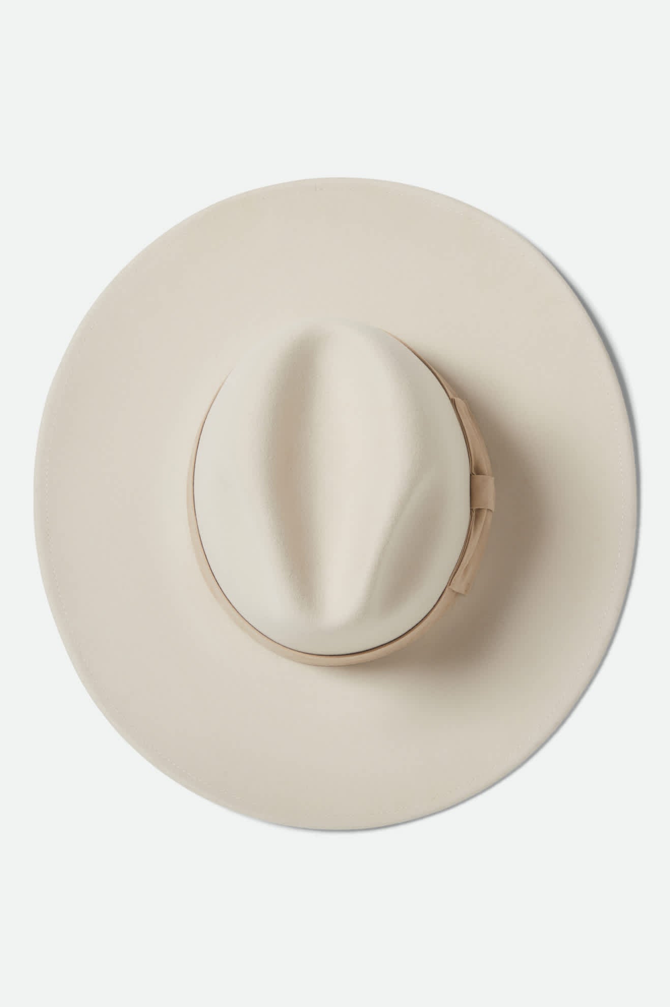 brixton-layton-comfort-fedora-filzhut-dove-sand-wolle image 4