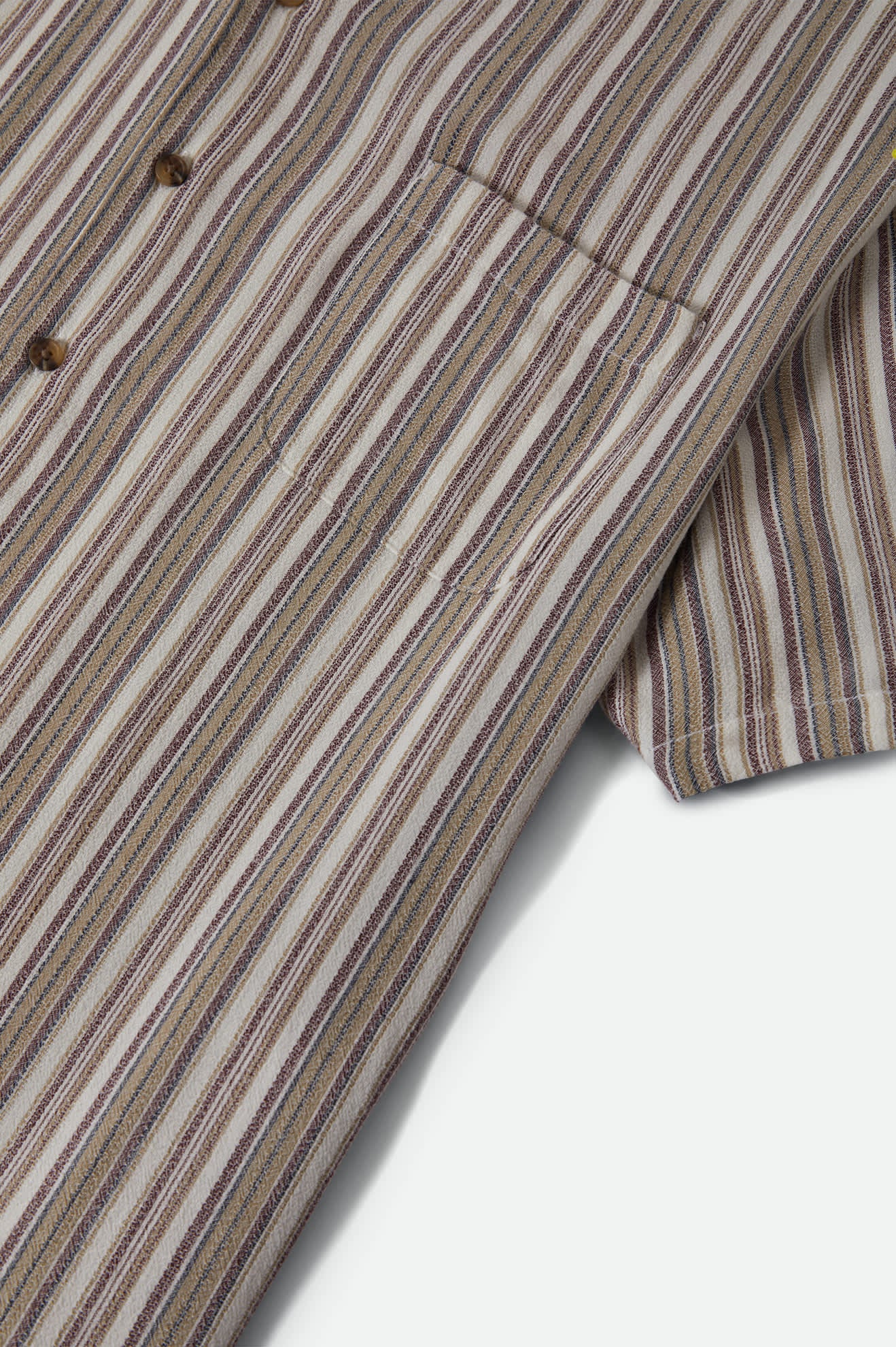 brixton-bunker-twisted-stripe-kurzarmhemd-robust-red-viskose image 8
