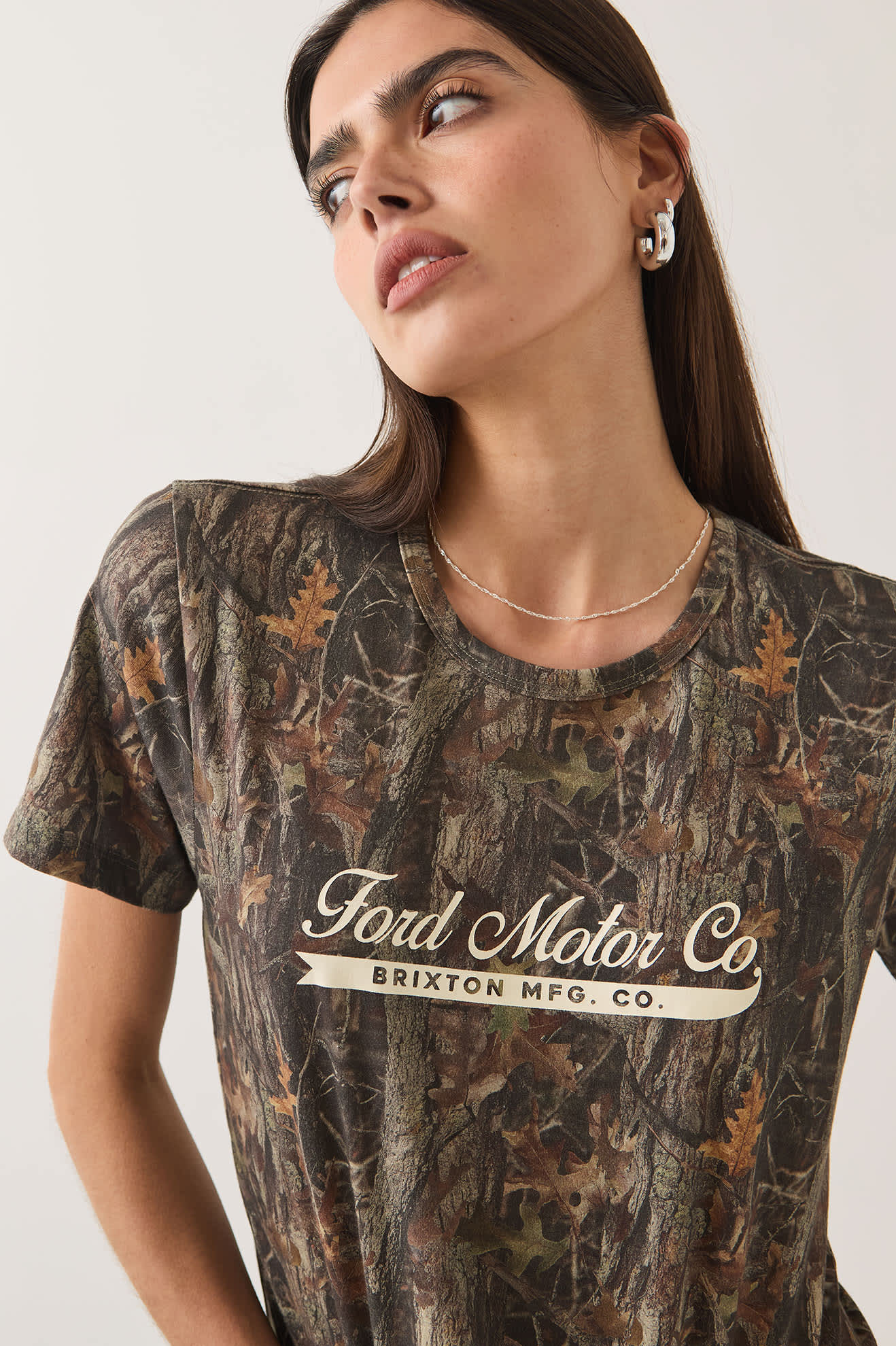 ford-x-brixton-t-shirt-boxwood-green-print-shirt-baumwolle image 4