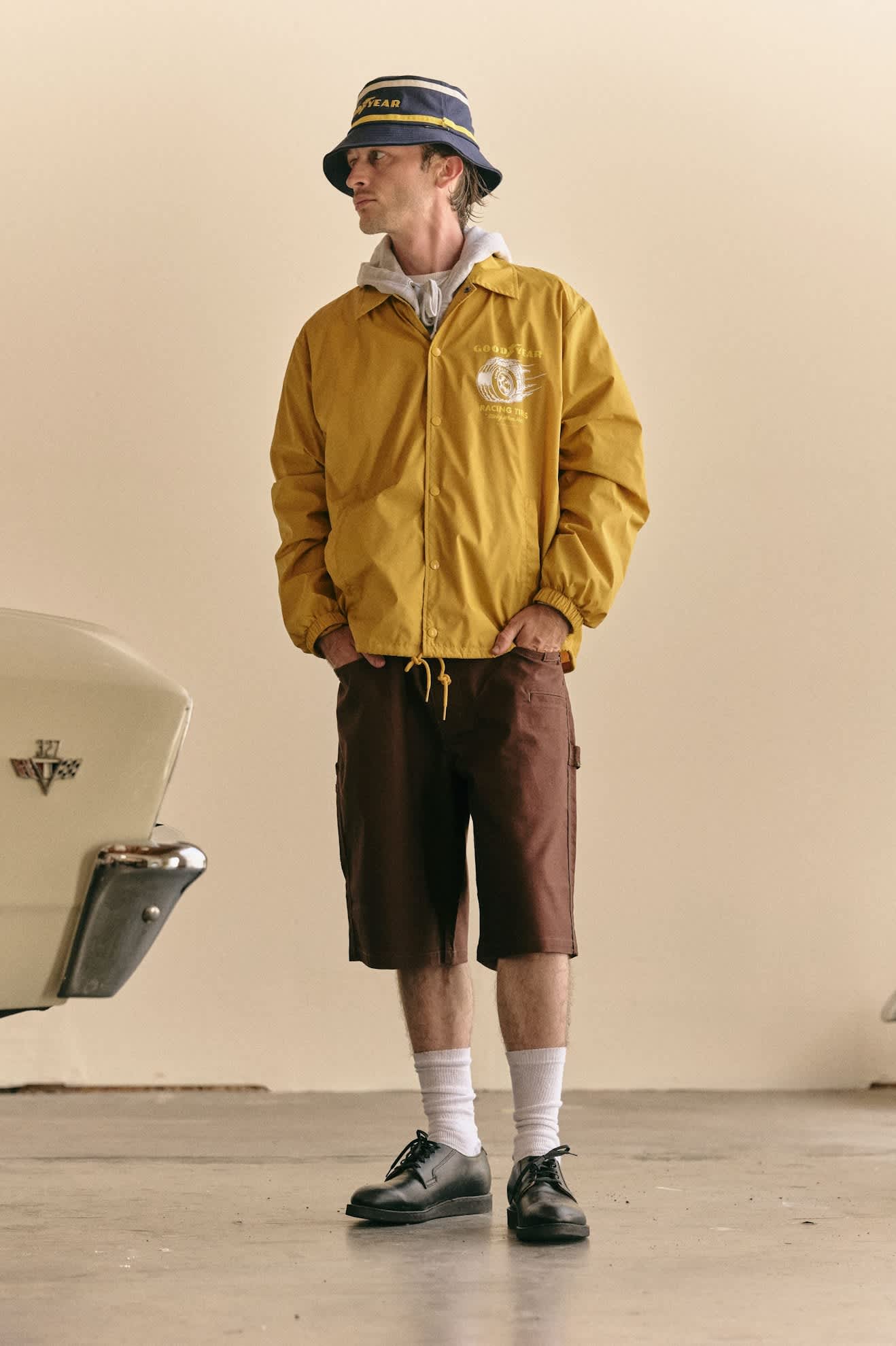 brixton-goodyear-service-bucket-hat-navy-fischerhut image 3
