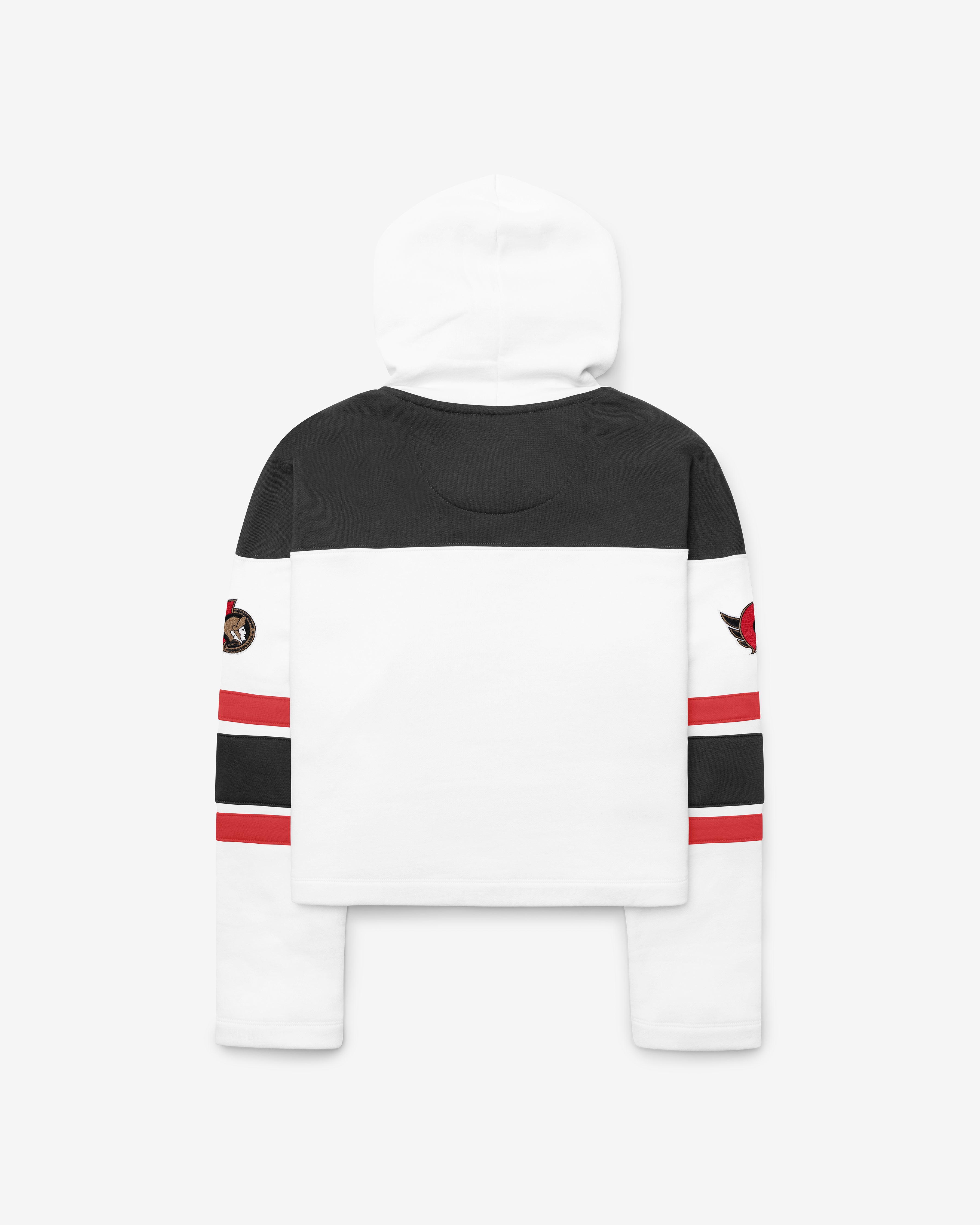 47-brand-ottawa-senators-cut-thru-cropped-lacer-hoodie-white-wash image 2