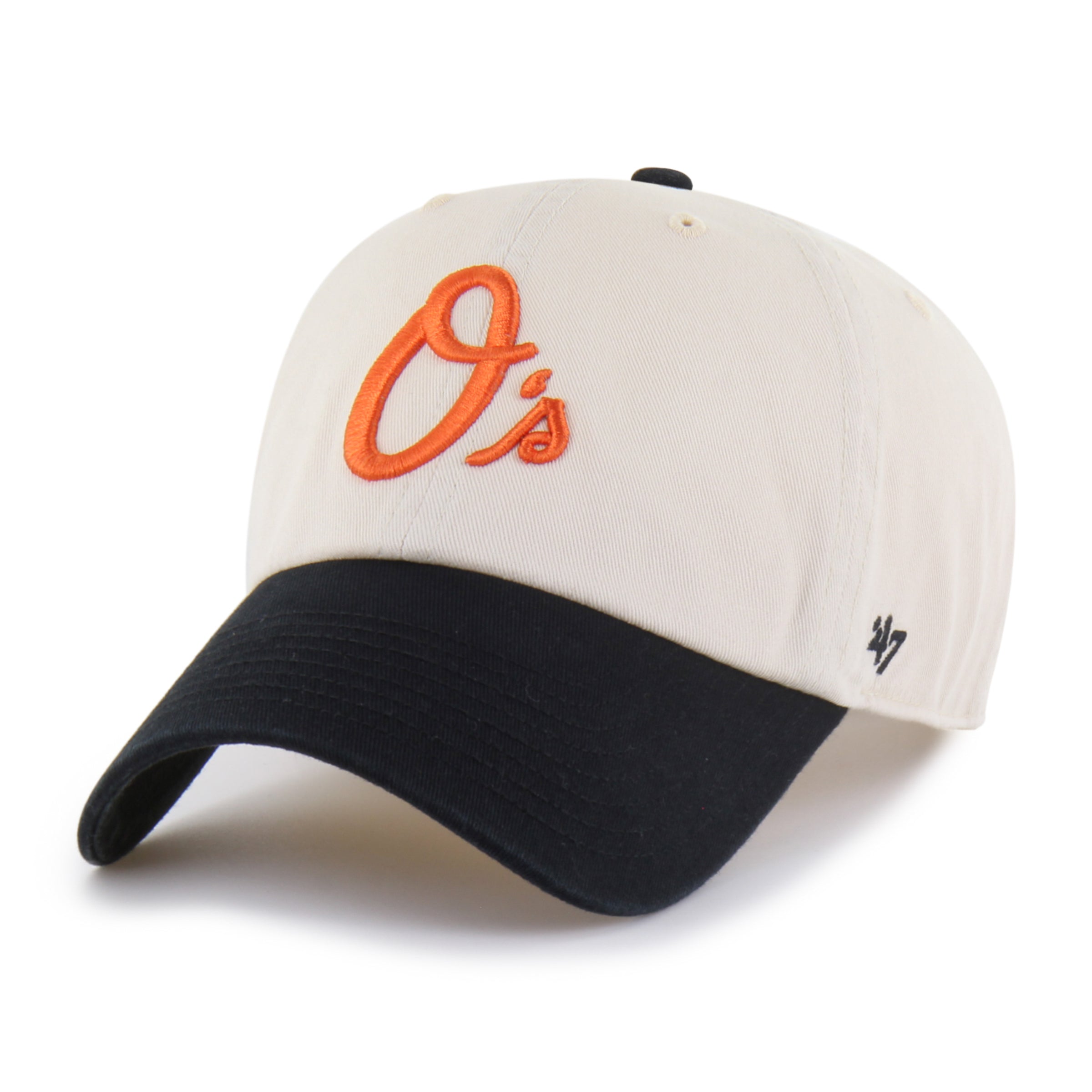 47-brand-47-clean-up-orioles-cap-natur-two-tone image 1
