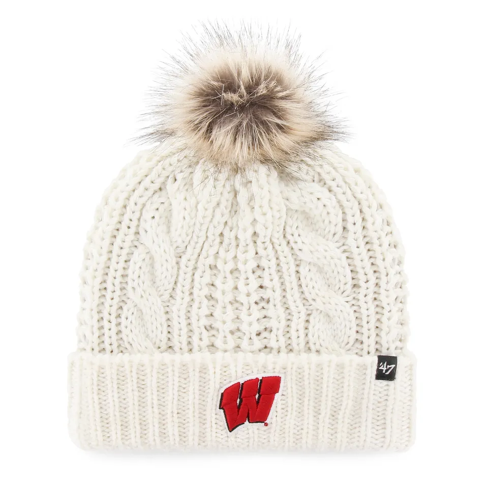 47-meeko-wisconsin-badgers-beanie-wei-damen image 1