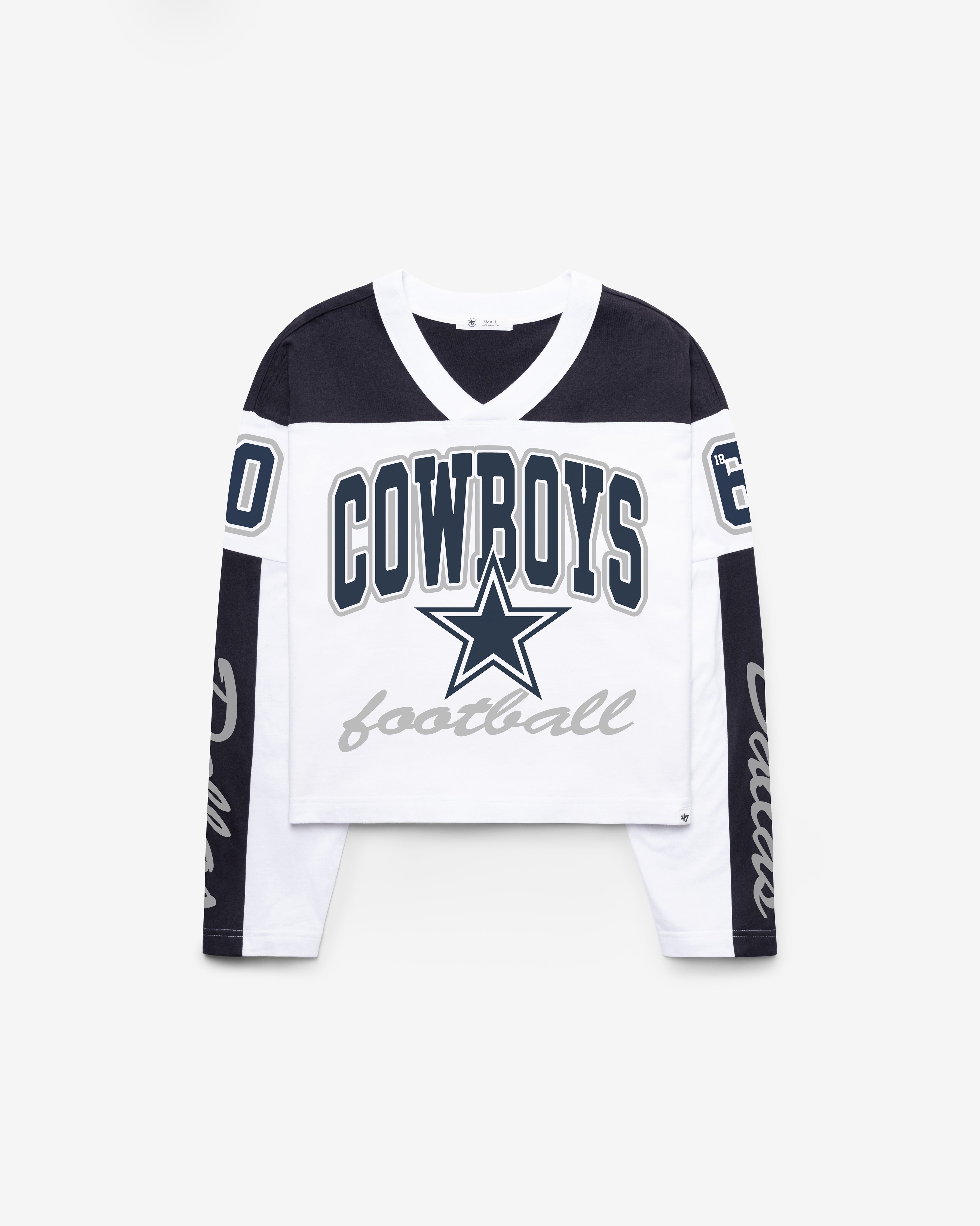 47-foundation-cowboys-exclamation-jersey-t-shirt-wei-damen image 1
