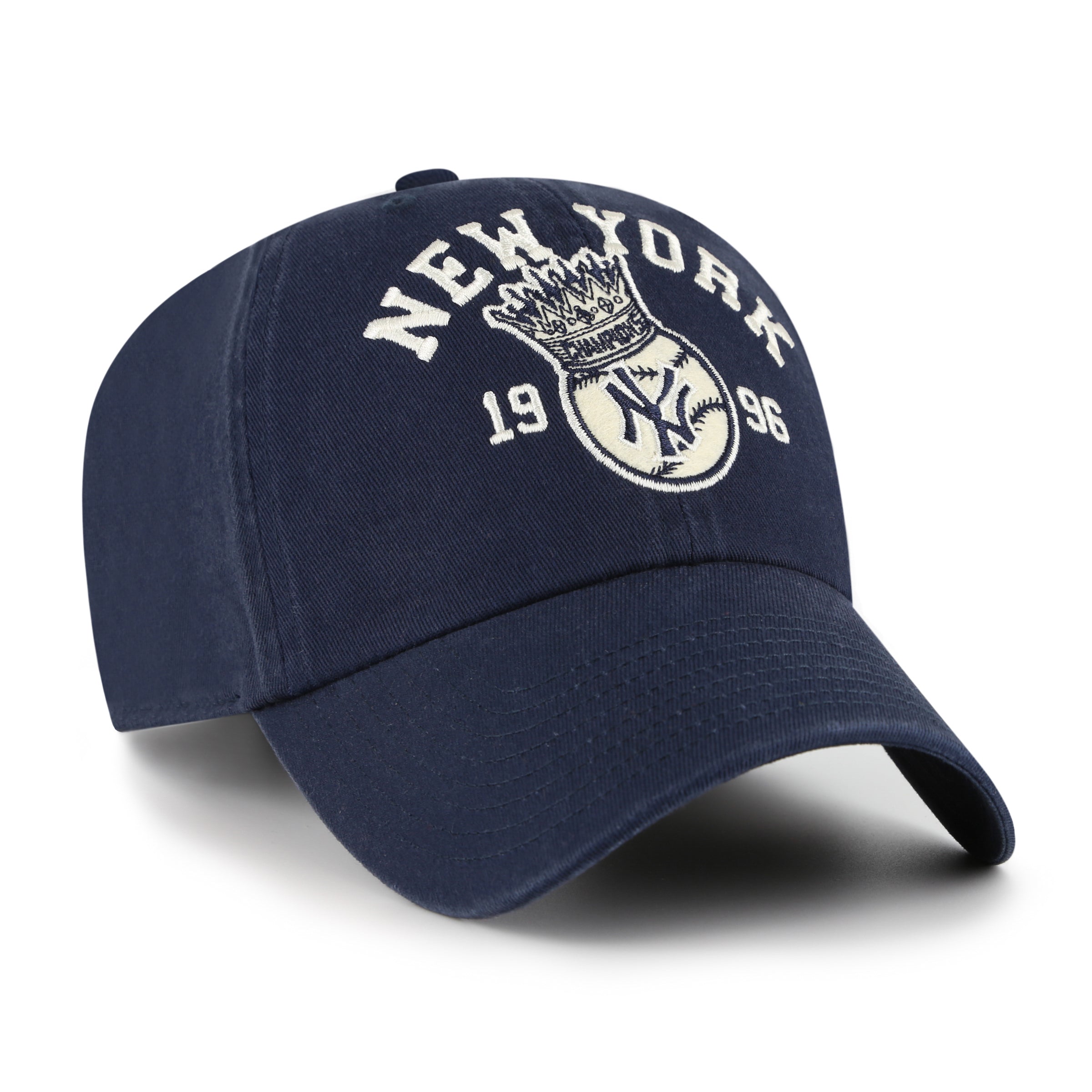 47-brand-clean-up-yankees-cooperstown-crown-ball-cap-navy image 3