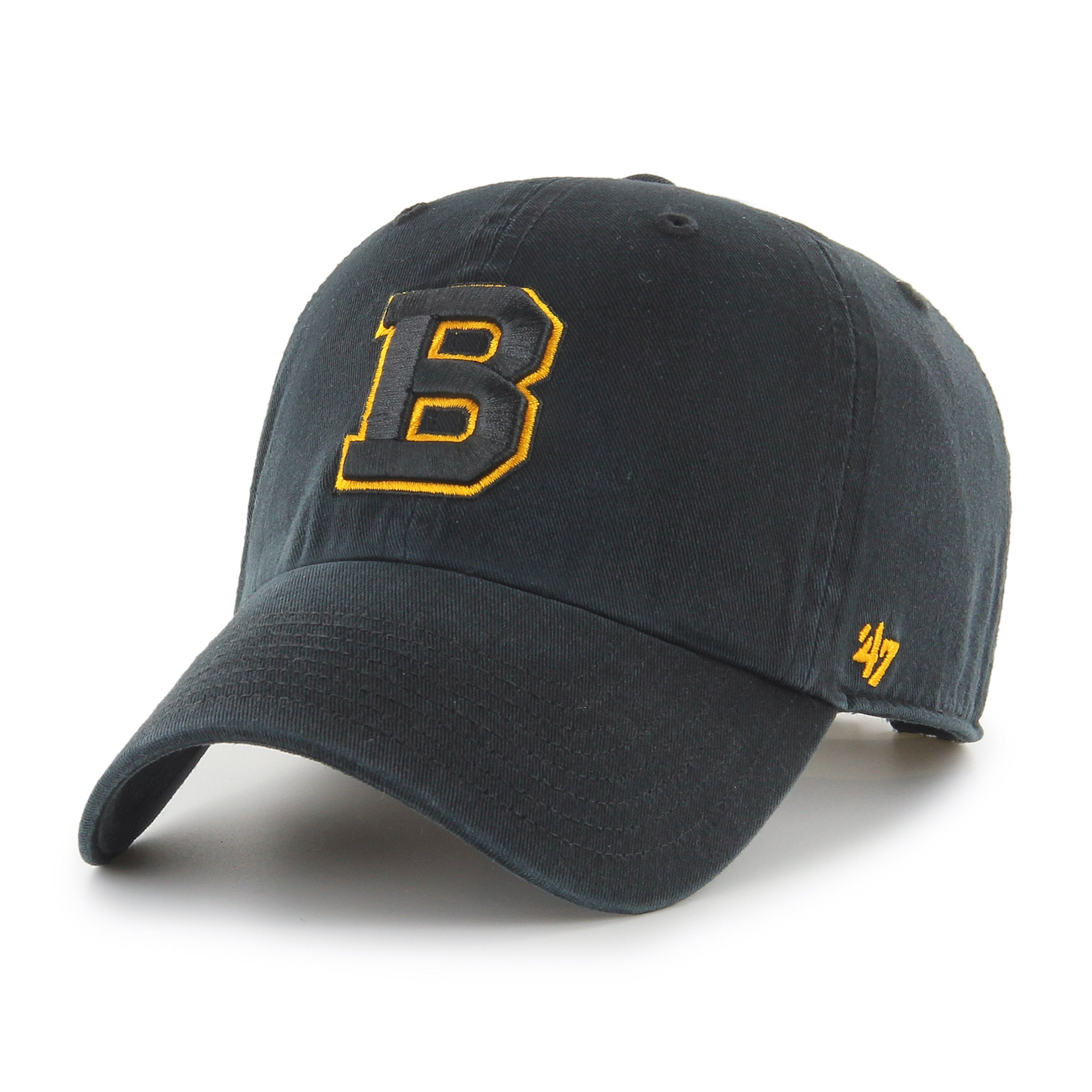 47-brand-boston-bruins-vintage-47-clean-up-cap-schwarz-baumwolle image 1