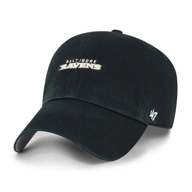 47-brand-47-clean-up-script-cap-baltimore-ravens-schwarz image 1