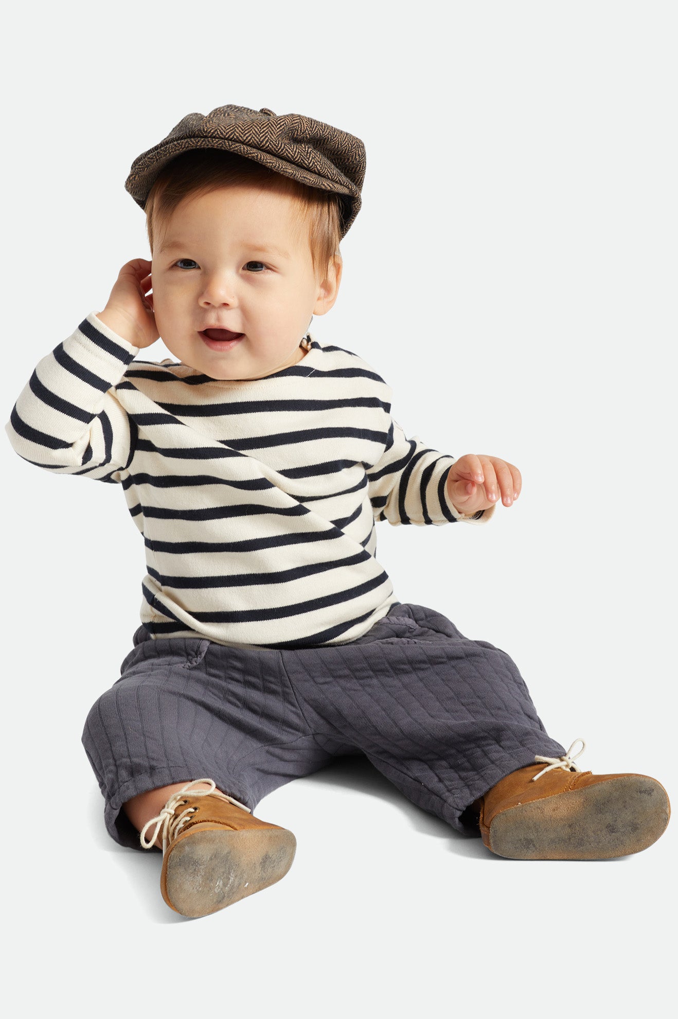 brixton-baby-brood-snap-cap-brown-khaki-baby-one-size image 3