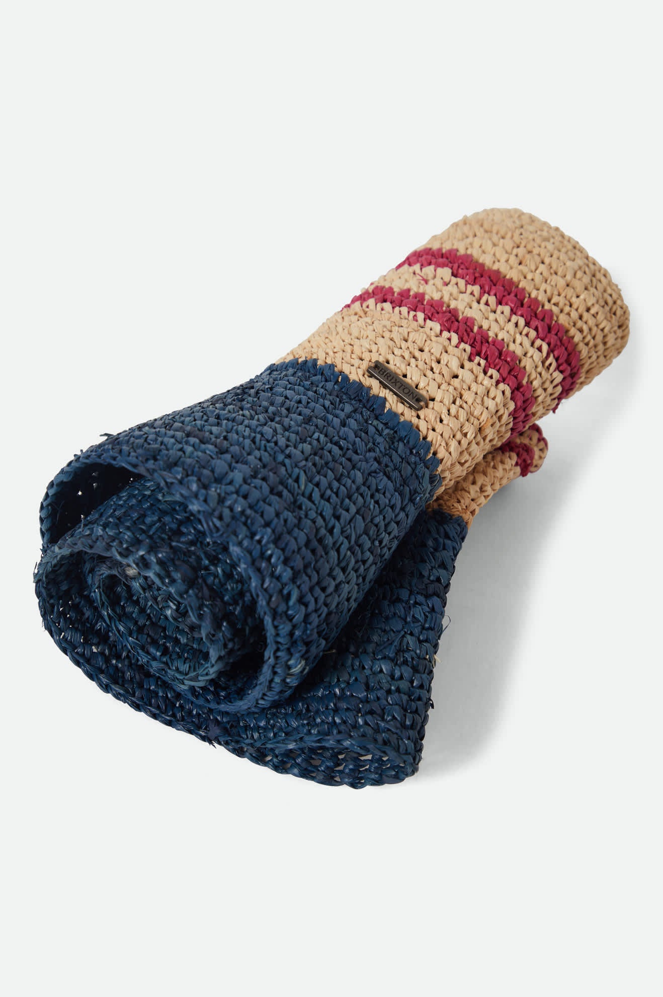 brixton-ellee-bucket-hat-strohhut-natural-gestreift image 5